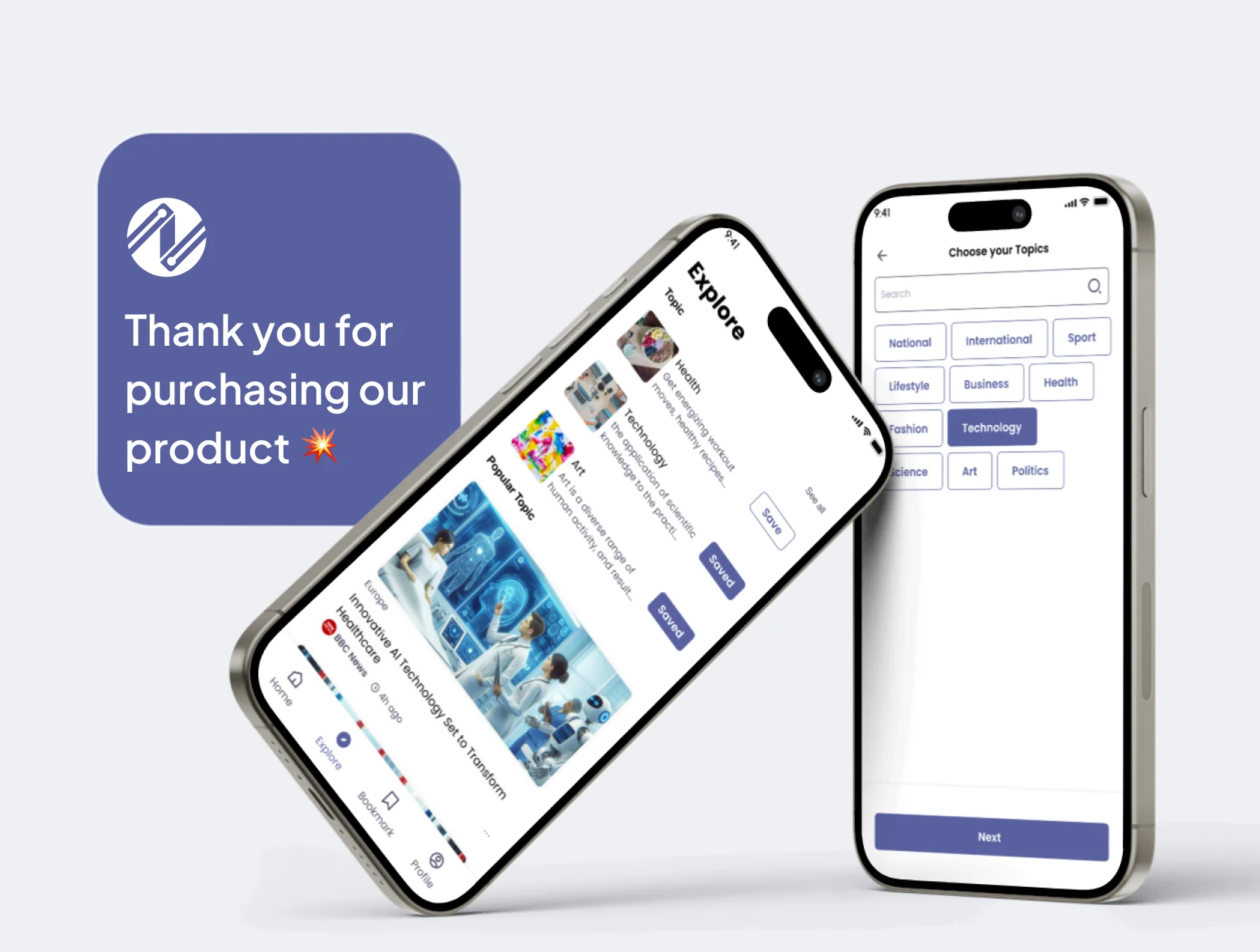 Quick News - A News App UI Kit 10