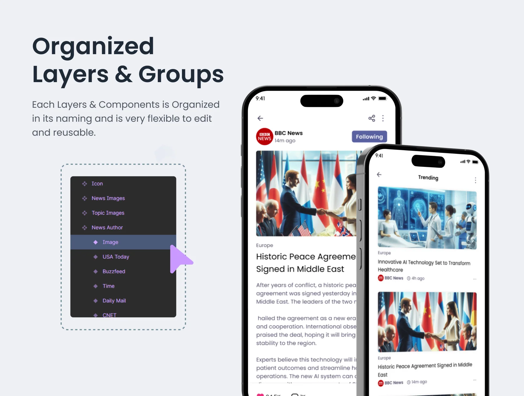 Quick News - A News App UI Kit 3