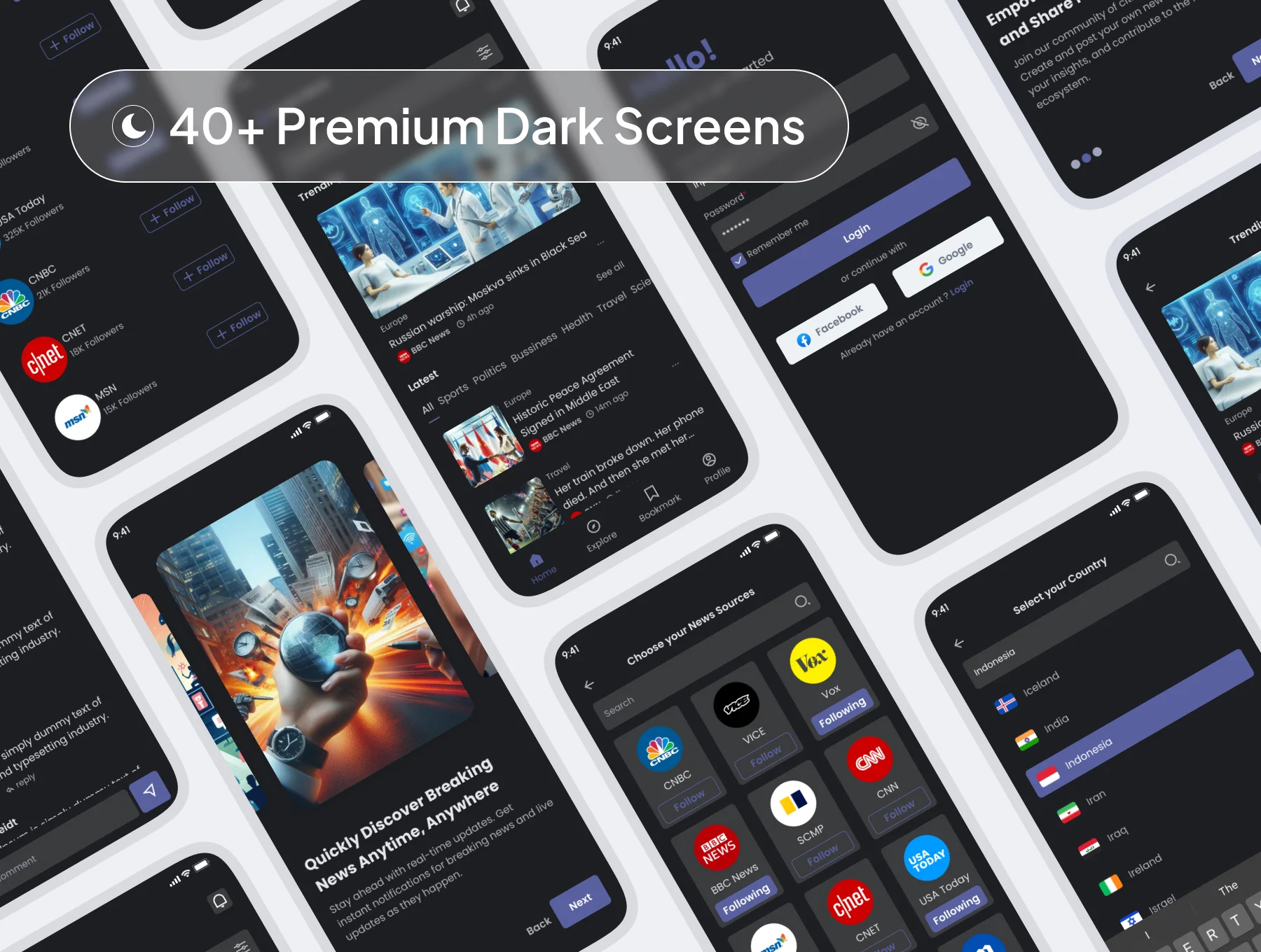 Quick News - A News App UI Kit 7