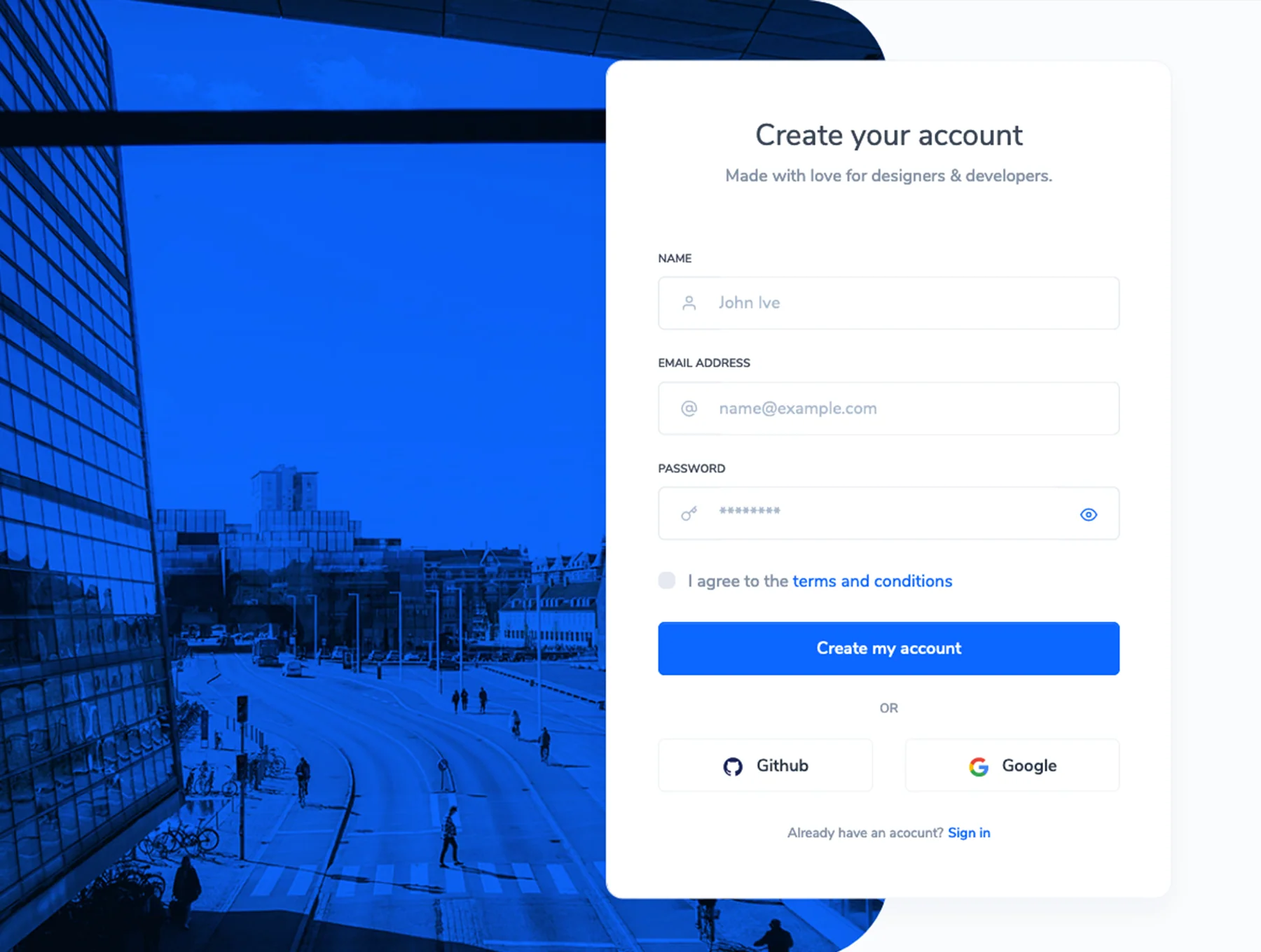 Quick - Website UI Kit 7