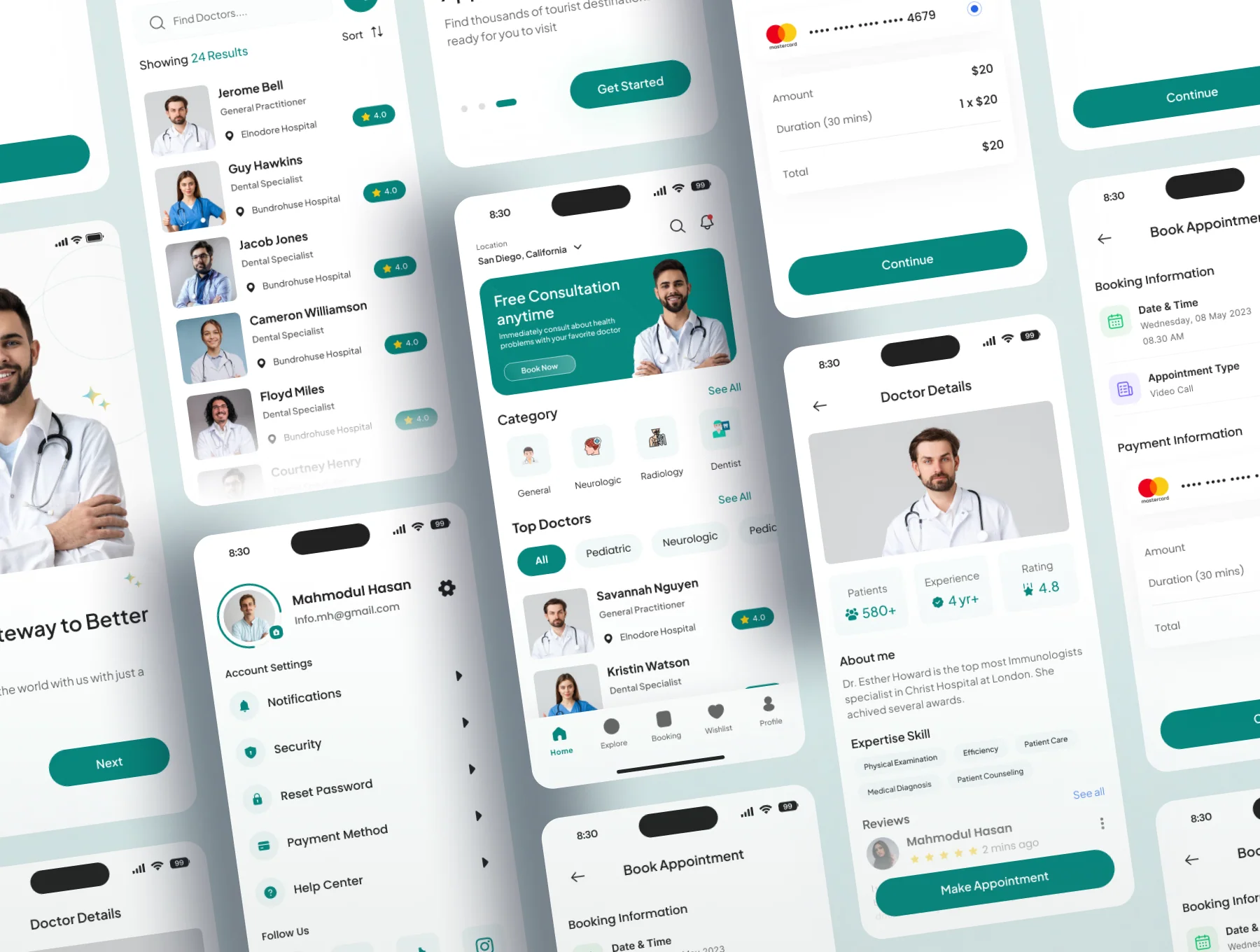 QuickCare  - Medical  App Light & Dark 2