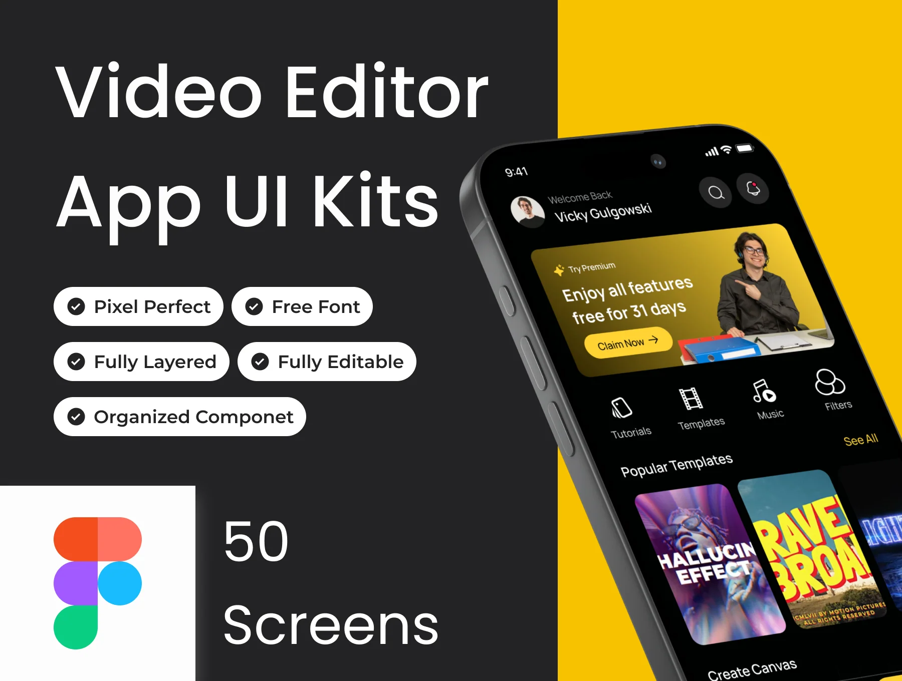 QuickCut - Video Editor App Ui Kits