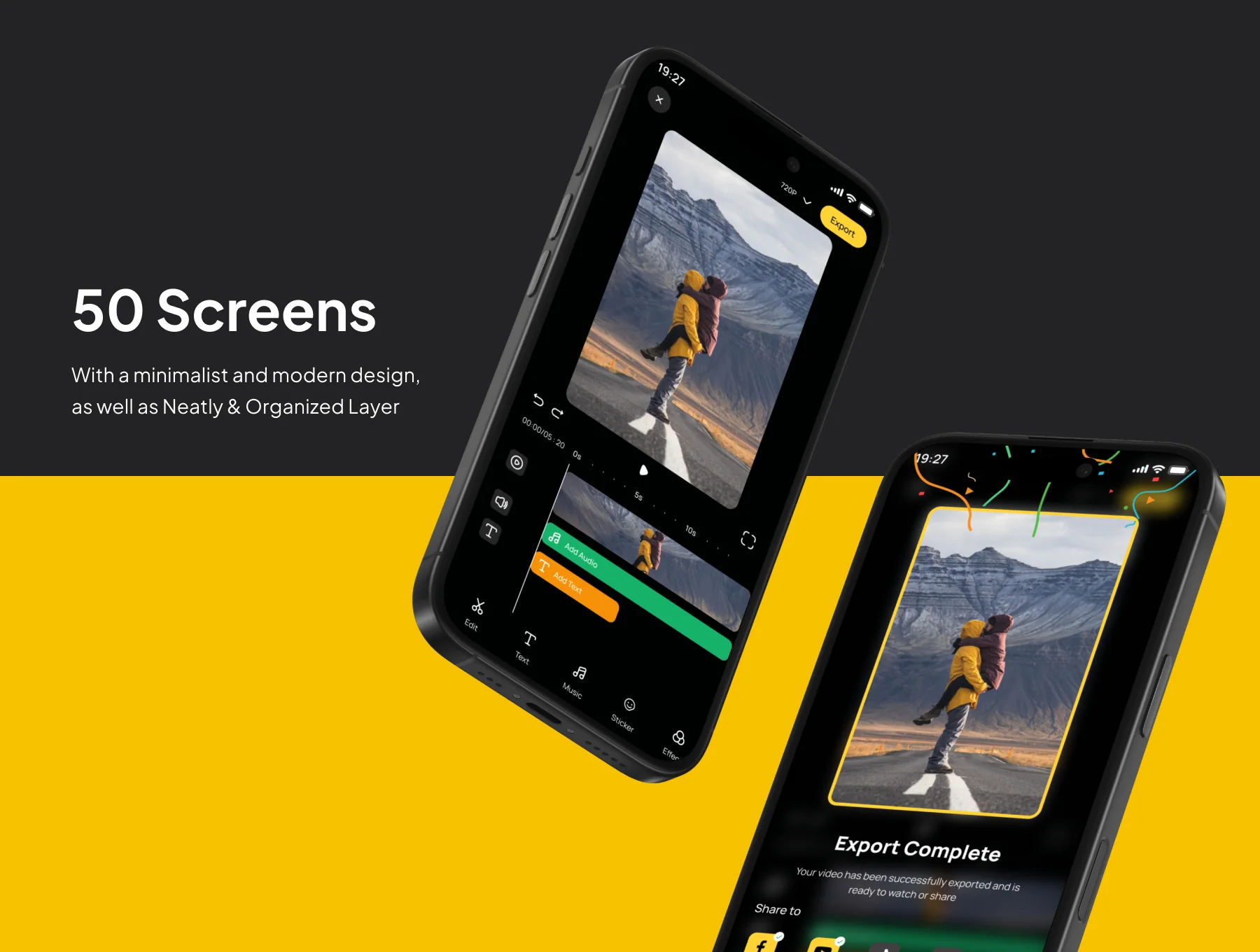QuickCut - Video Editor App Ui Kits 3