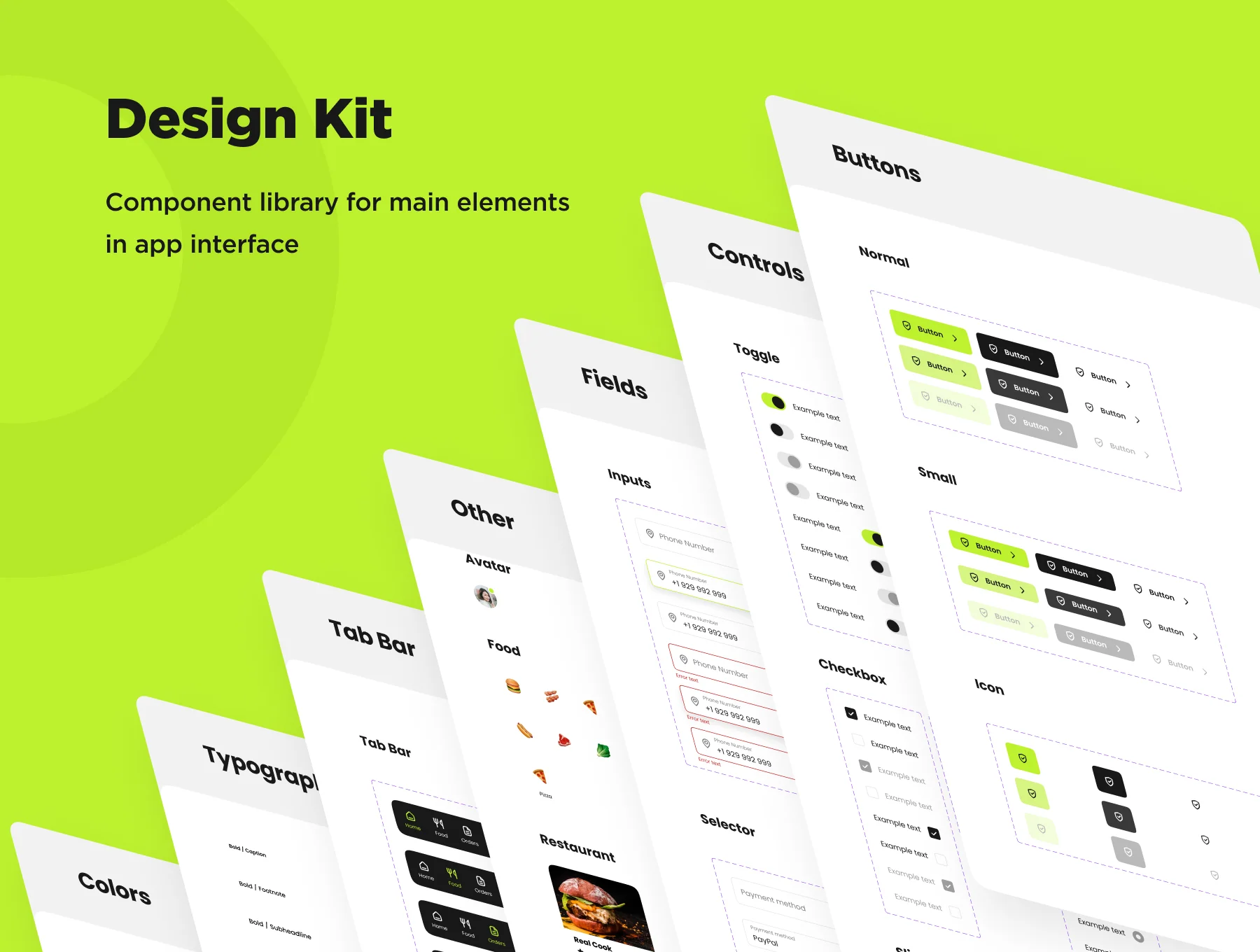 Quicker Food Delivery App UI KIT 3