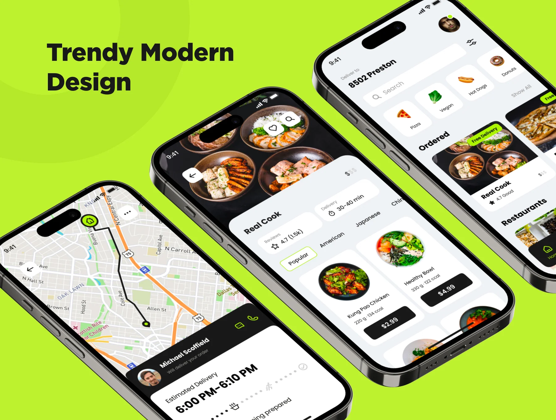 Quicker Food Delivery App UI KIT 7