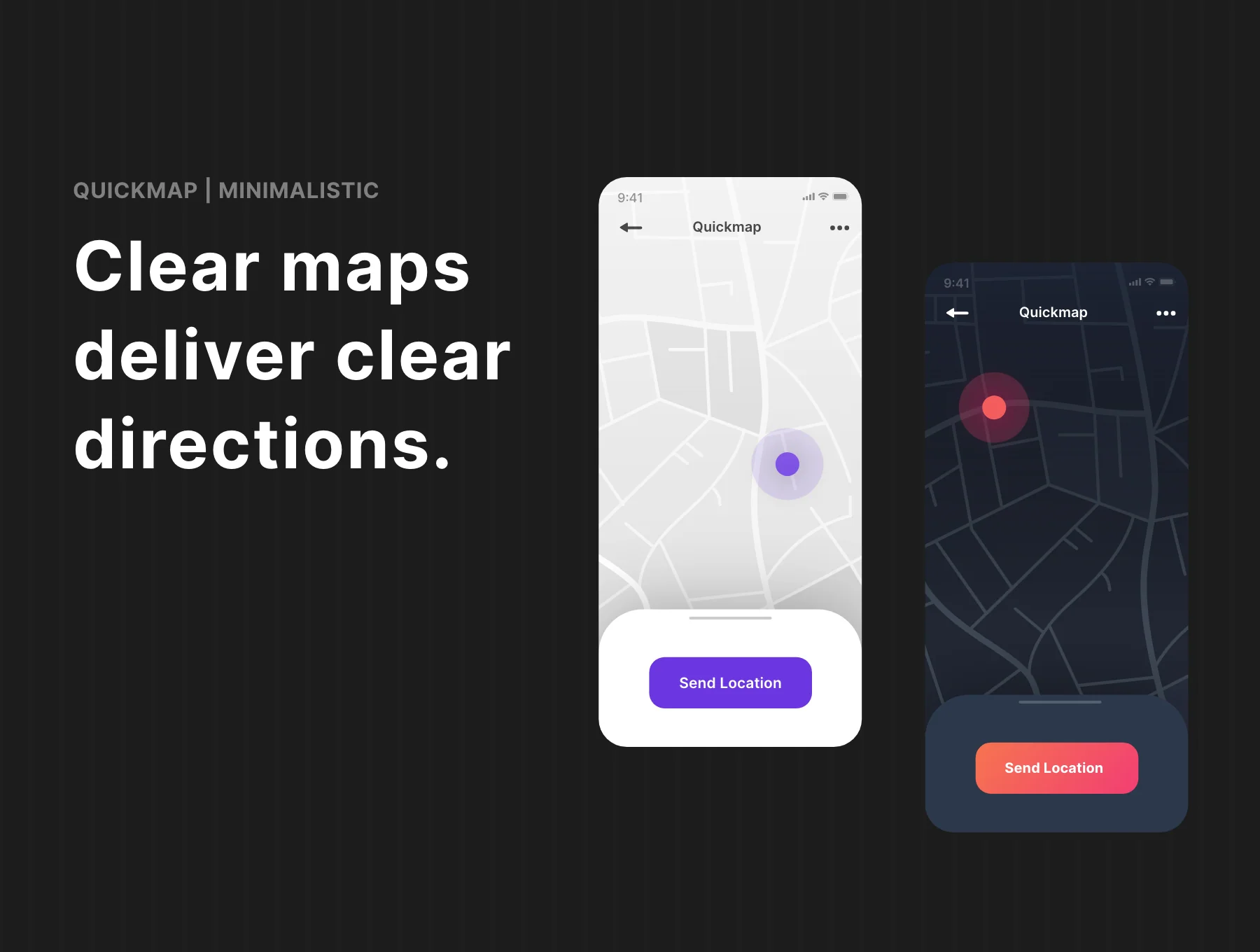 Quickmap | 6 City Vector Map Styles 3
