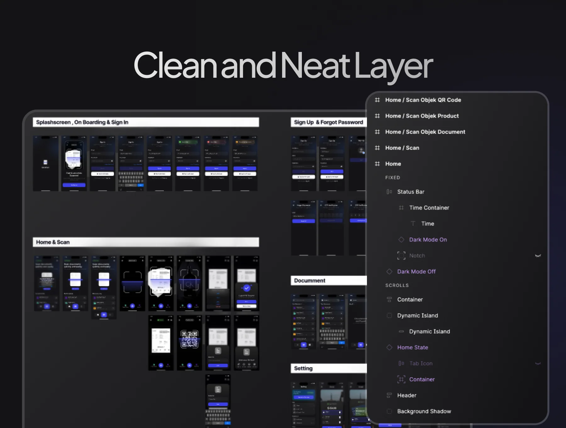 QuickScan - Phone Scanner Mobile App UI Kit 4