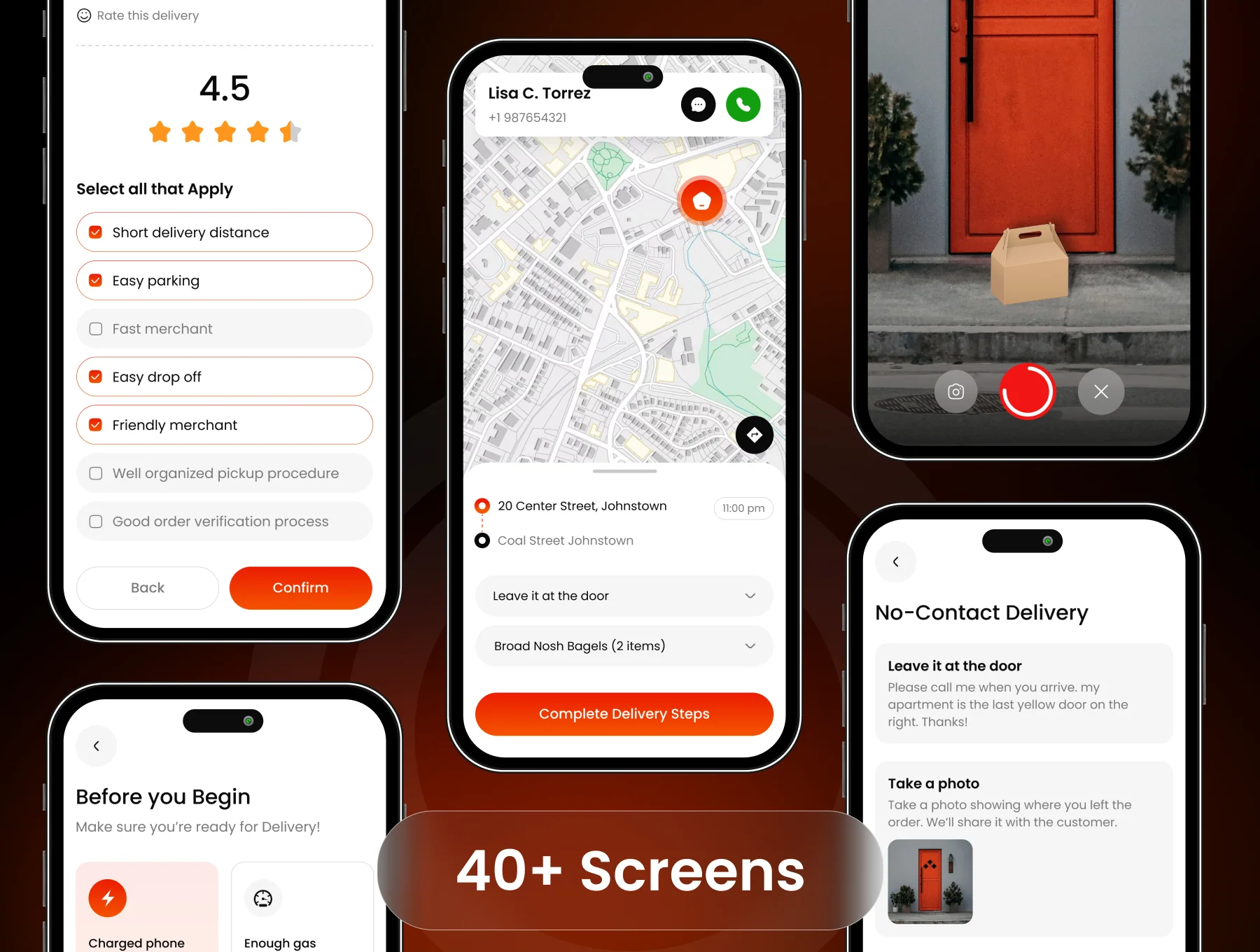 QuickServe Food Delivery Driver UI Kit 5