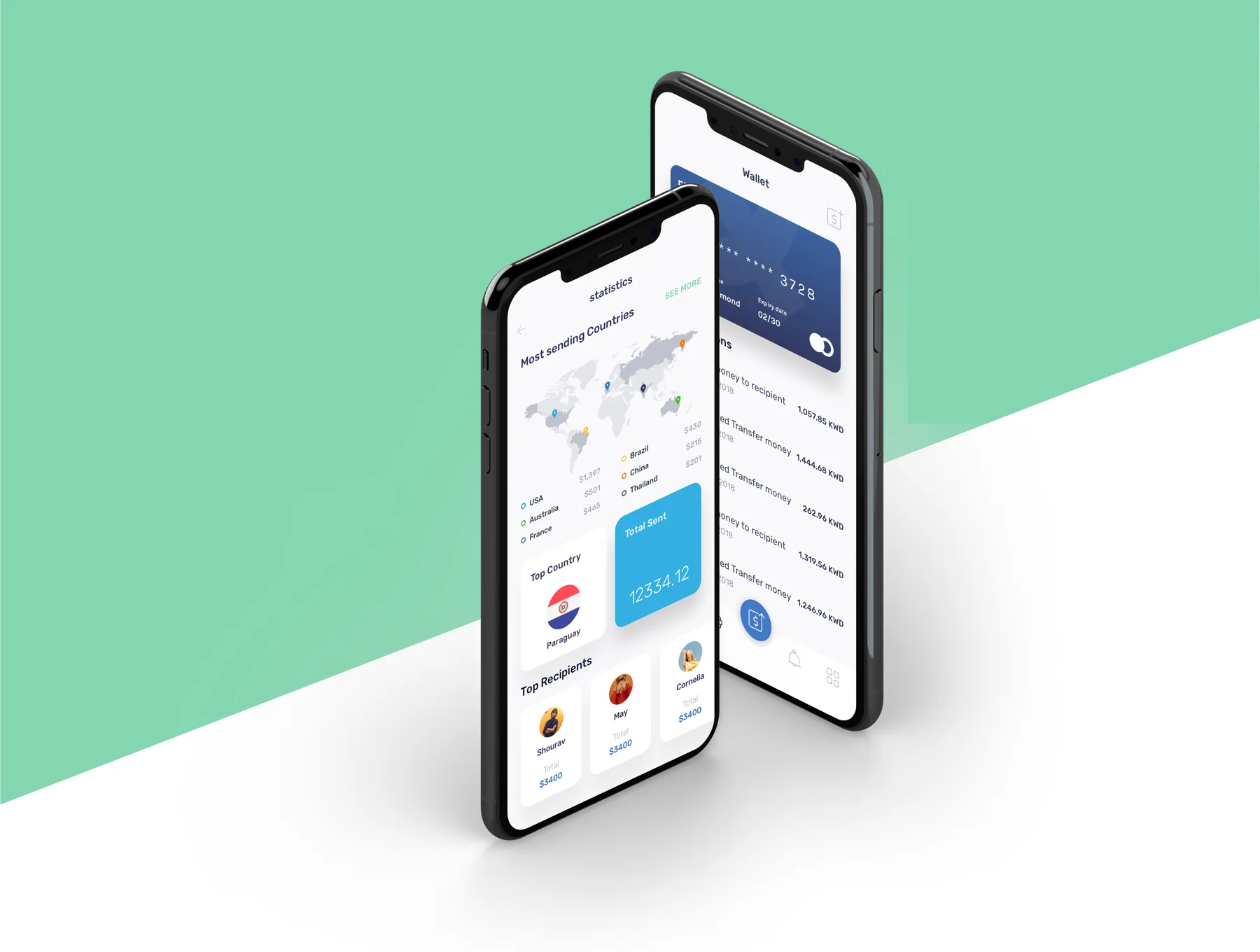 Quikpay Remittance IOS app ui kit 3