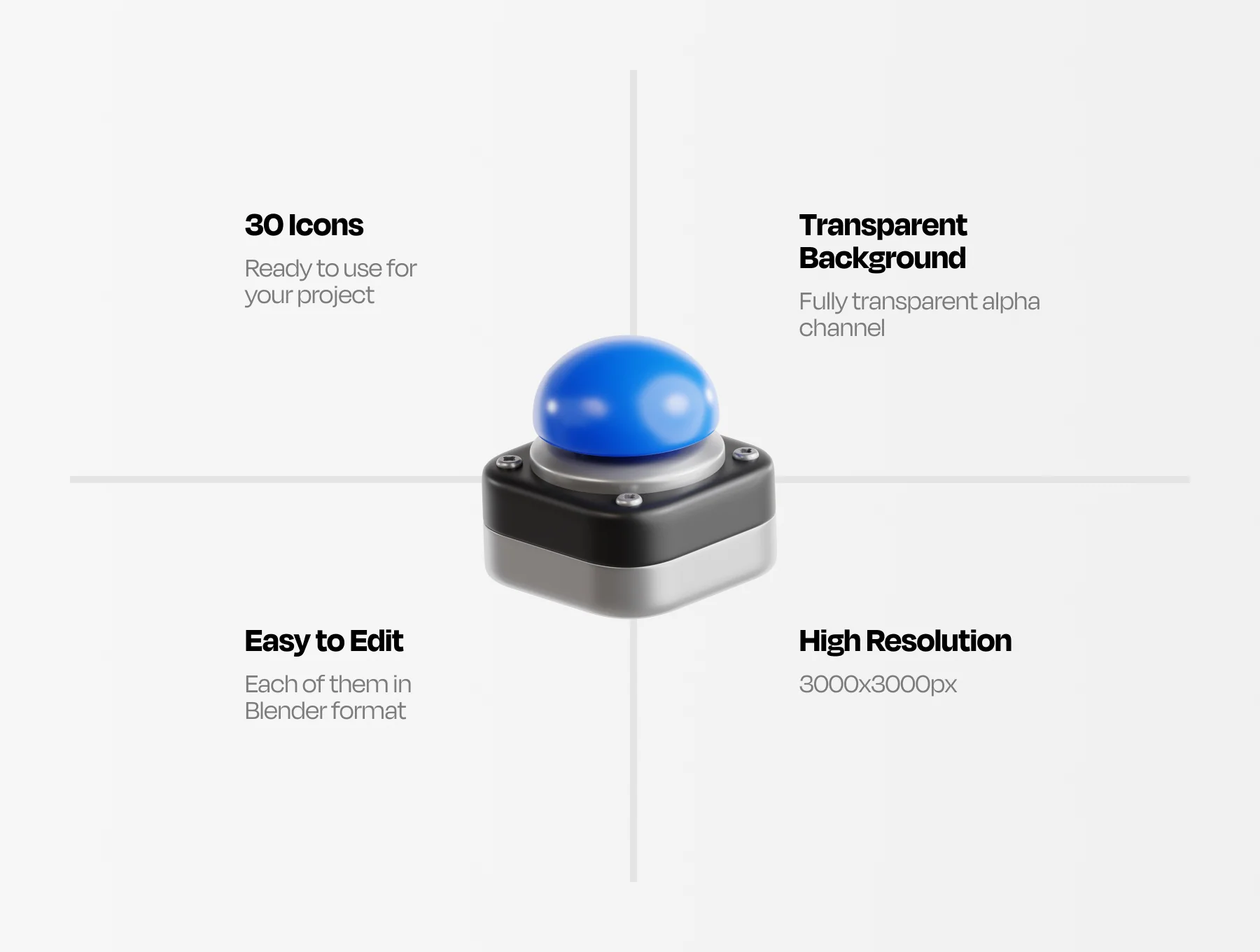 Quiz 3D Illustration 2