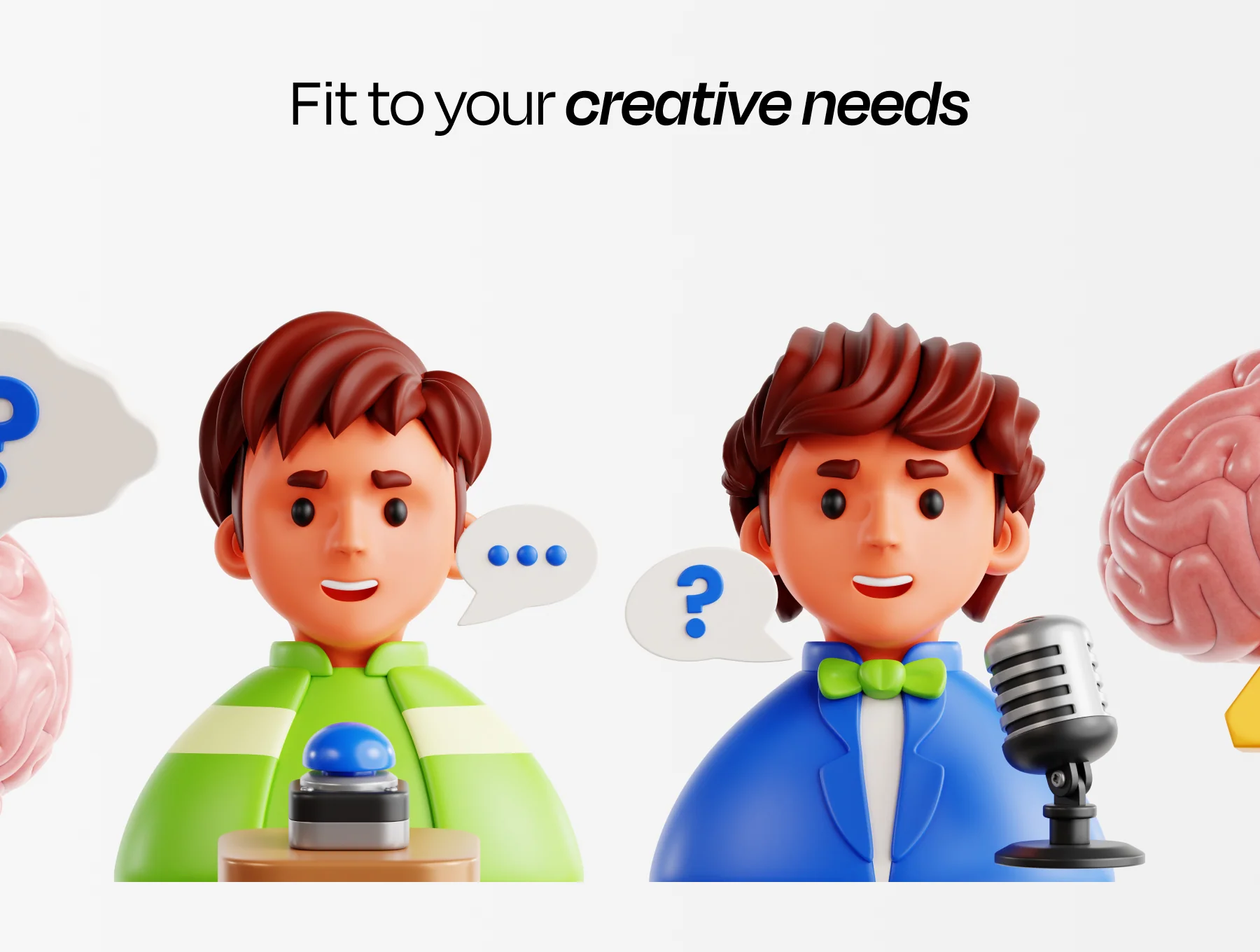 Quiz 3D Illustration 4