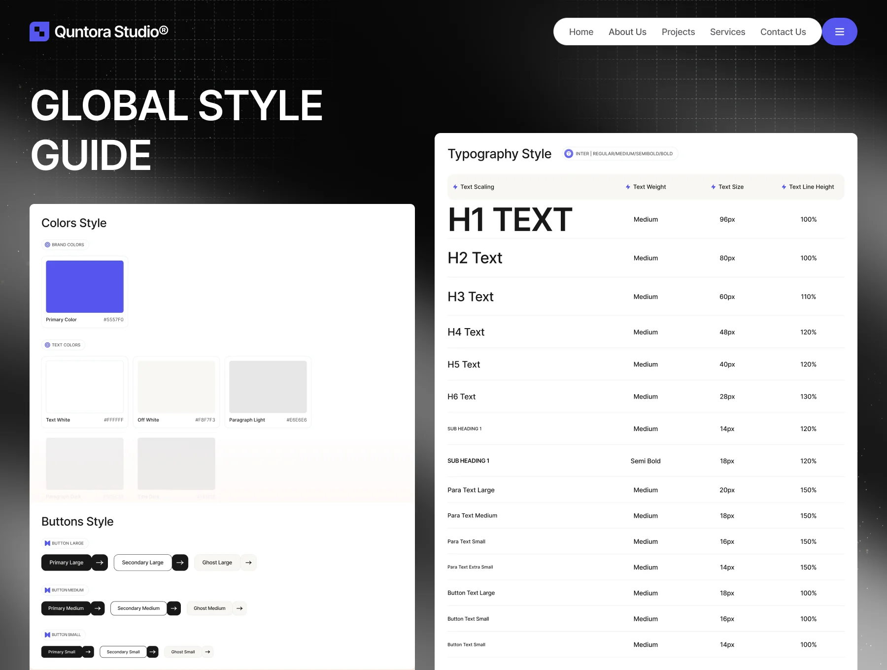 Quntora - Creative Agency Website Template 3