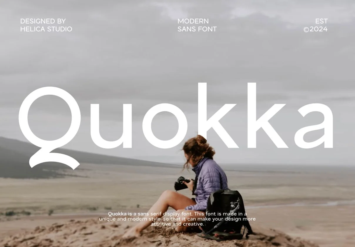 Quokka Modern Sans Serif Font