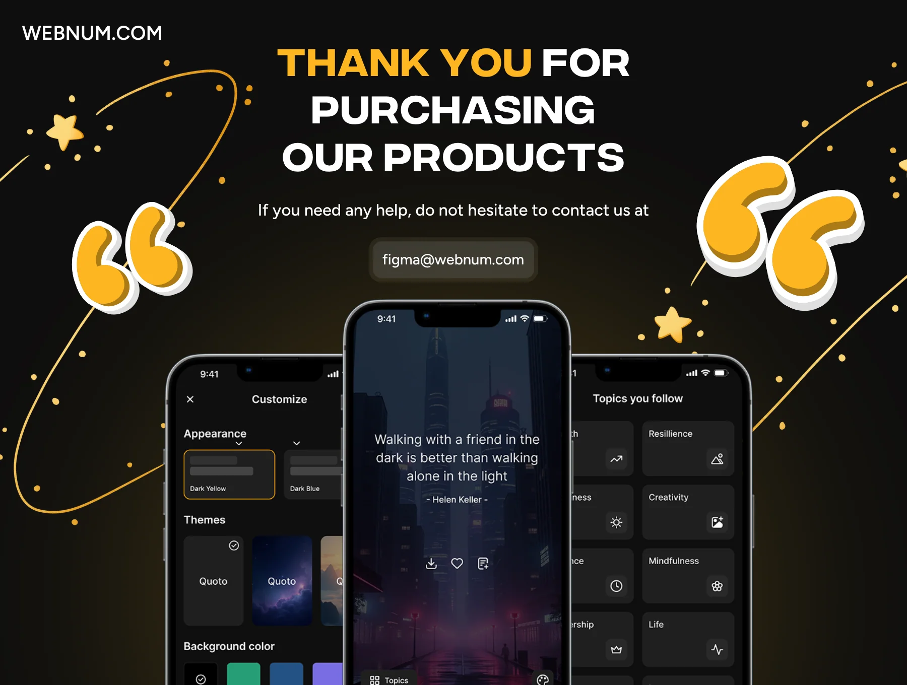 Quoto - Daily Quotes App Ui Kit 8