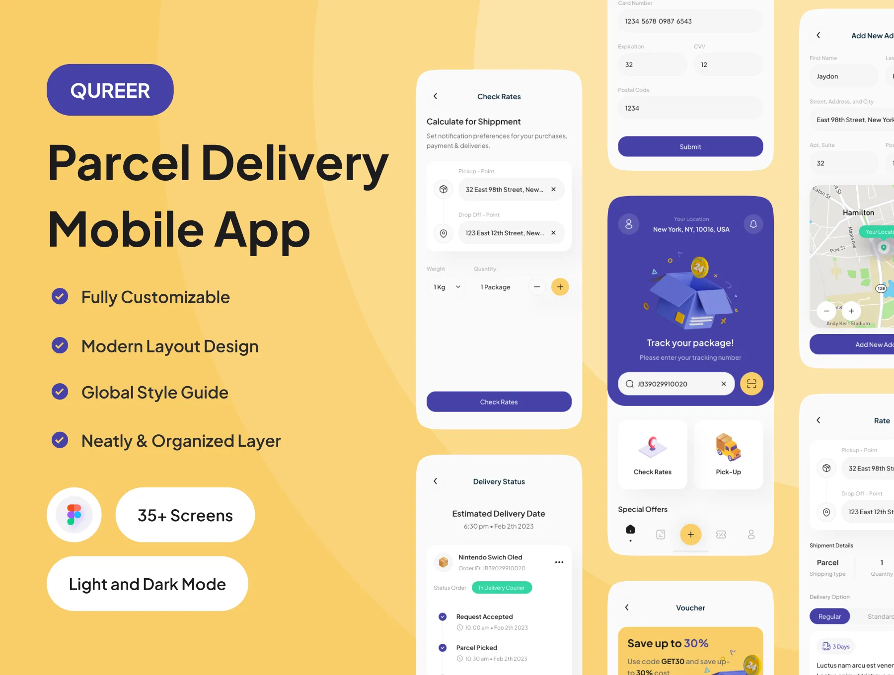 Qureer - Parcel Delivery Mobile App