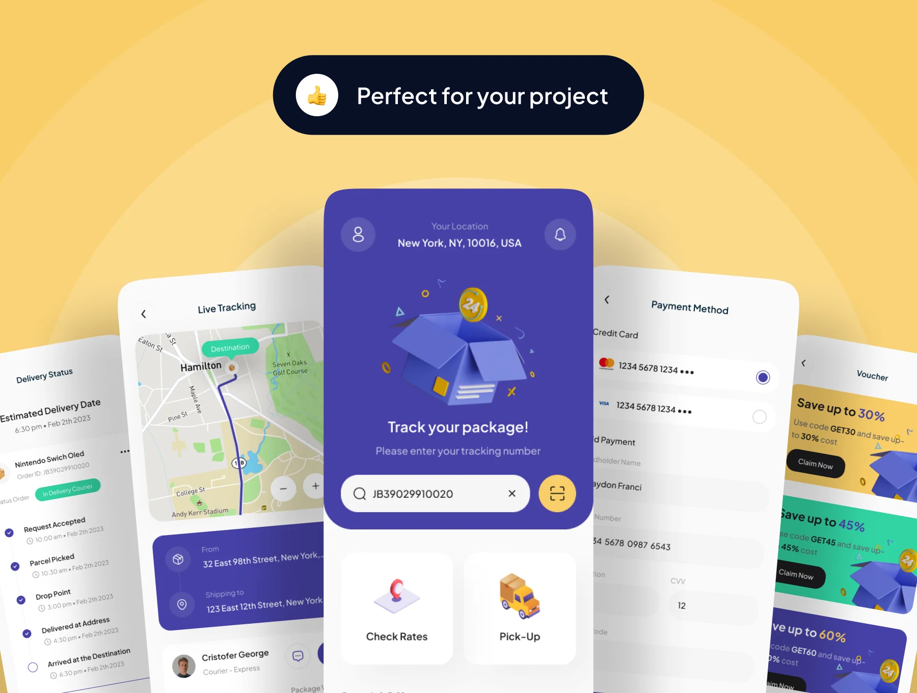 Qureer - Parcel Delivery Mobile App 5
