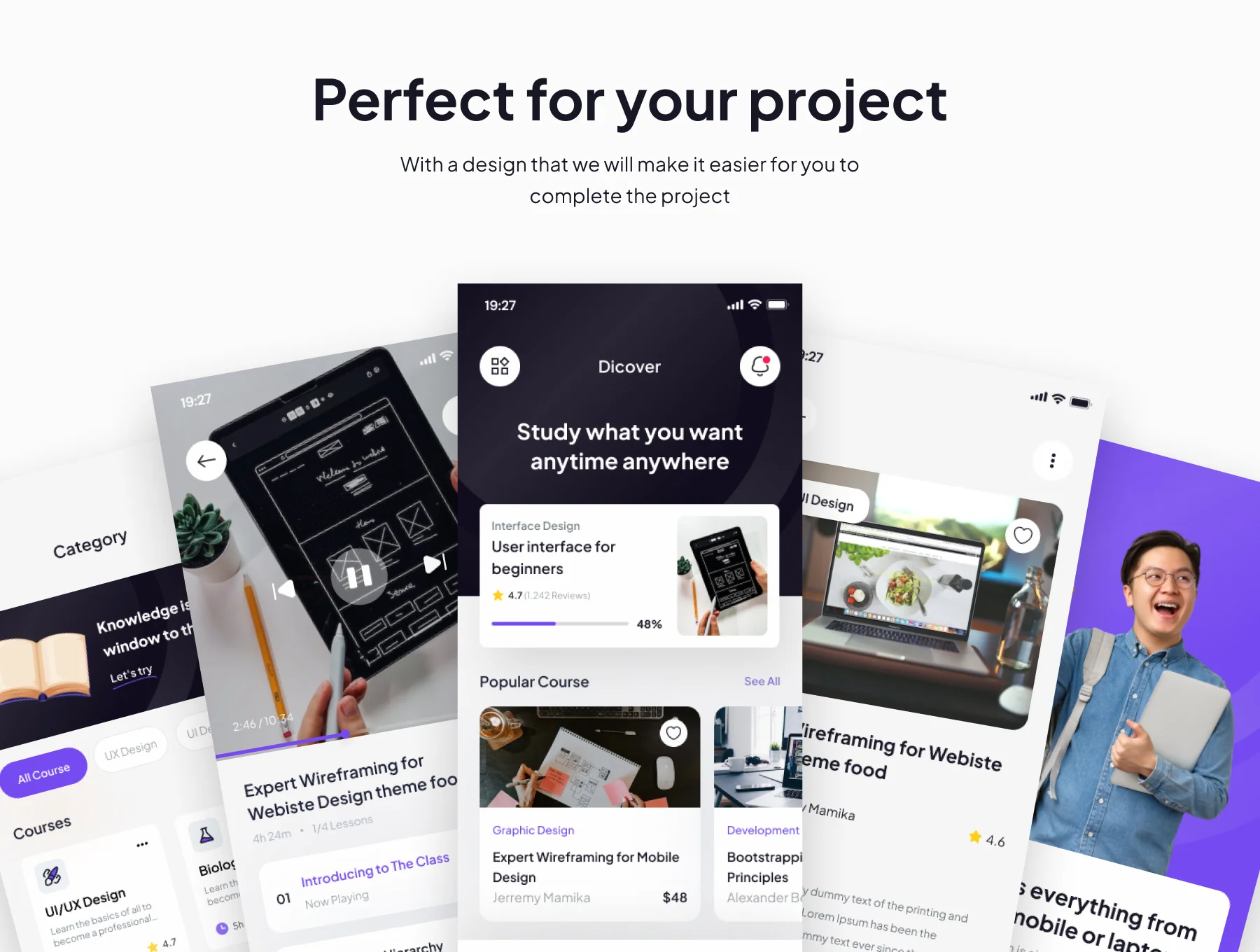 Qursus - Online Course App UI Kit 4