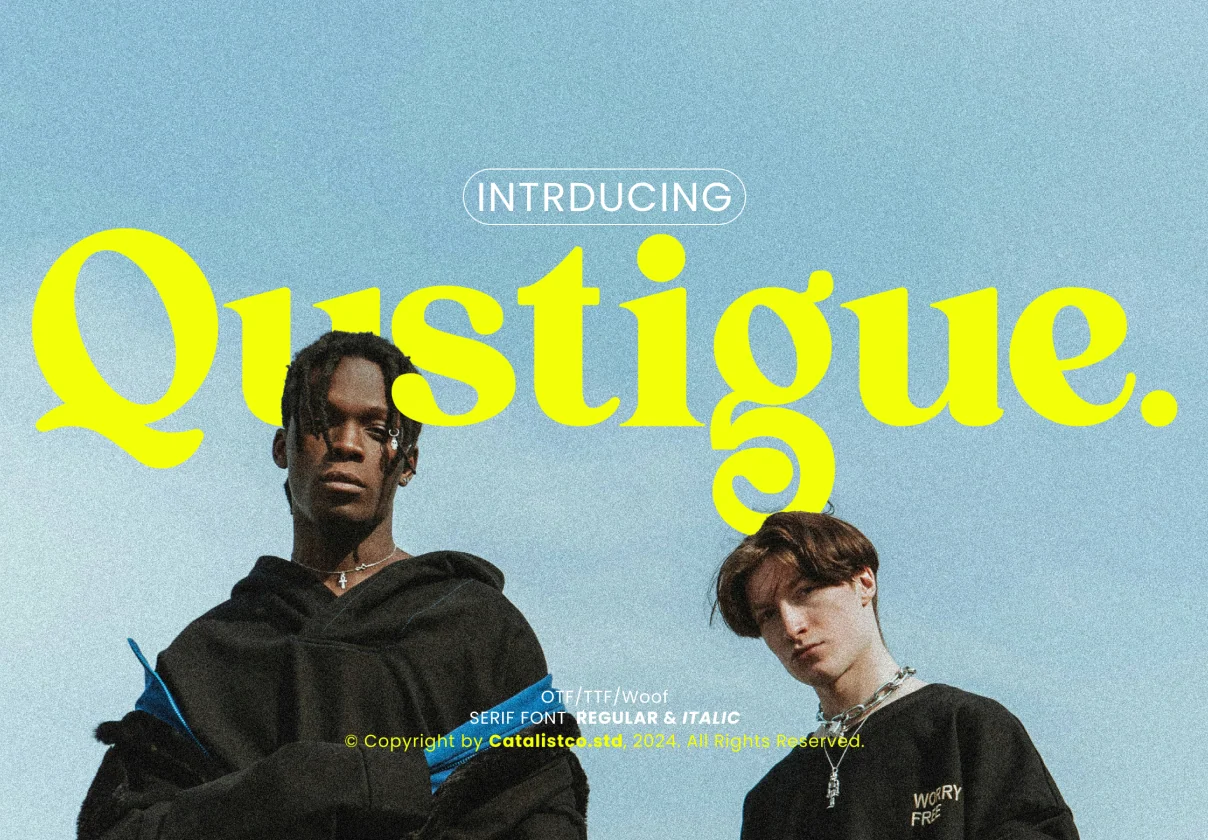 Qustigue Serif Font