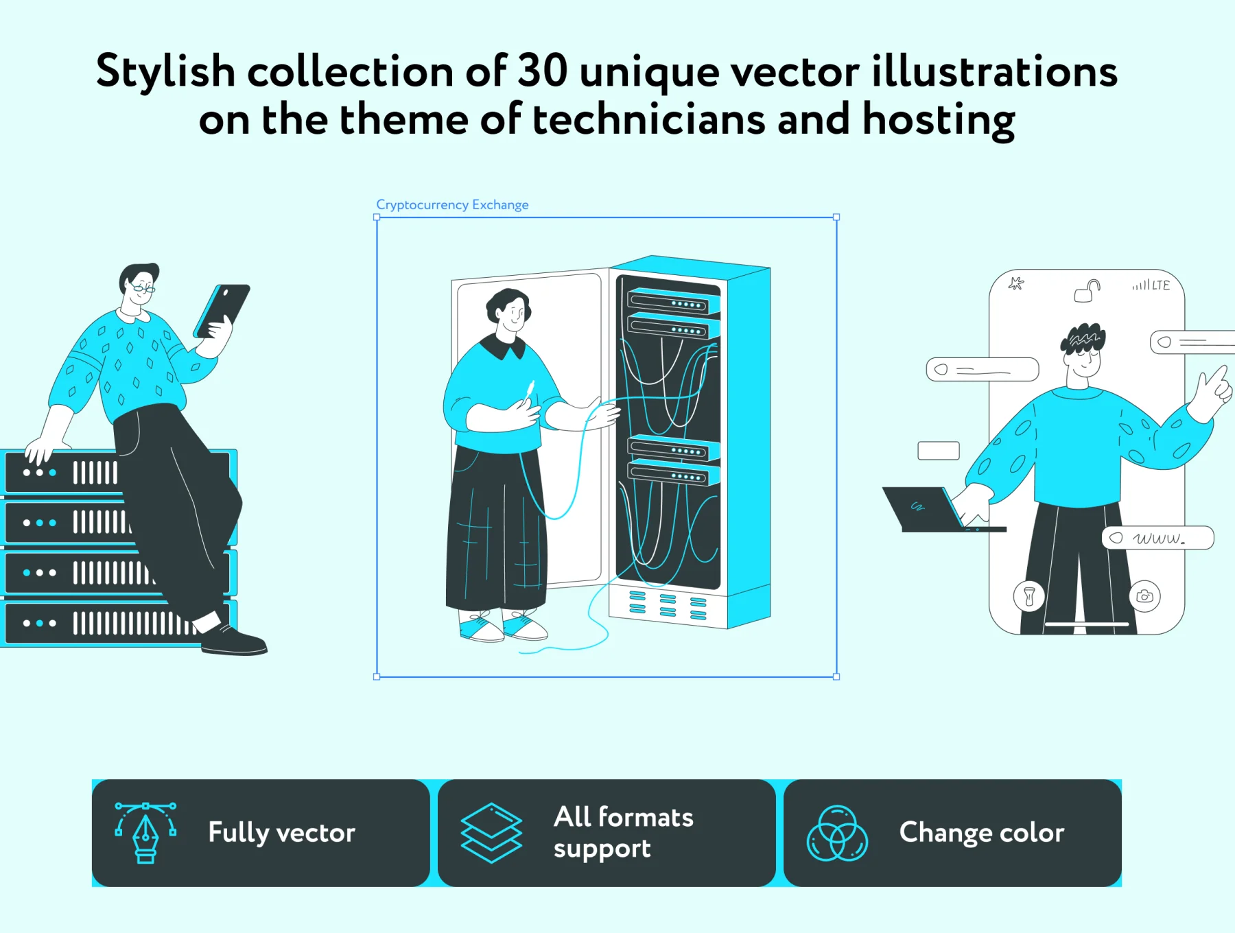 Qutex Hosting Illustrations 2