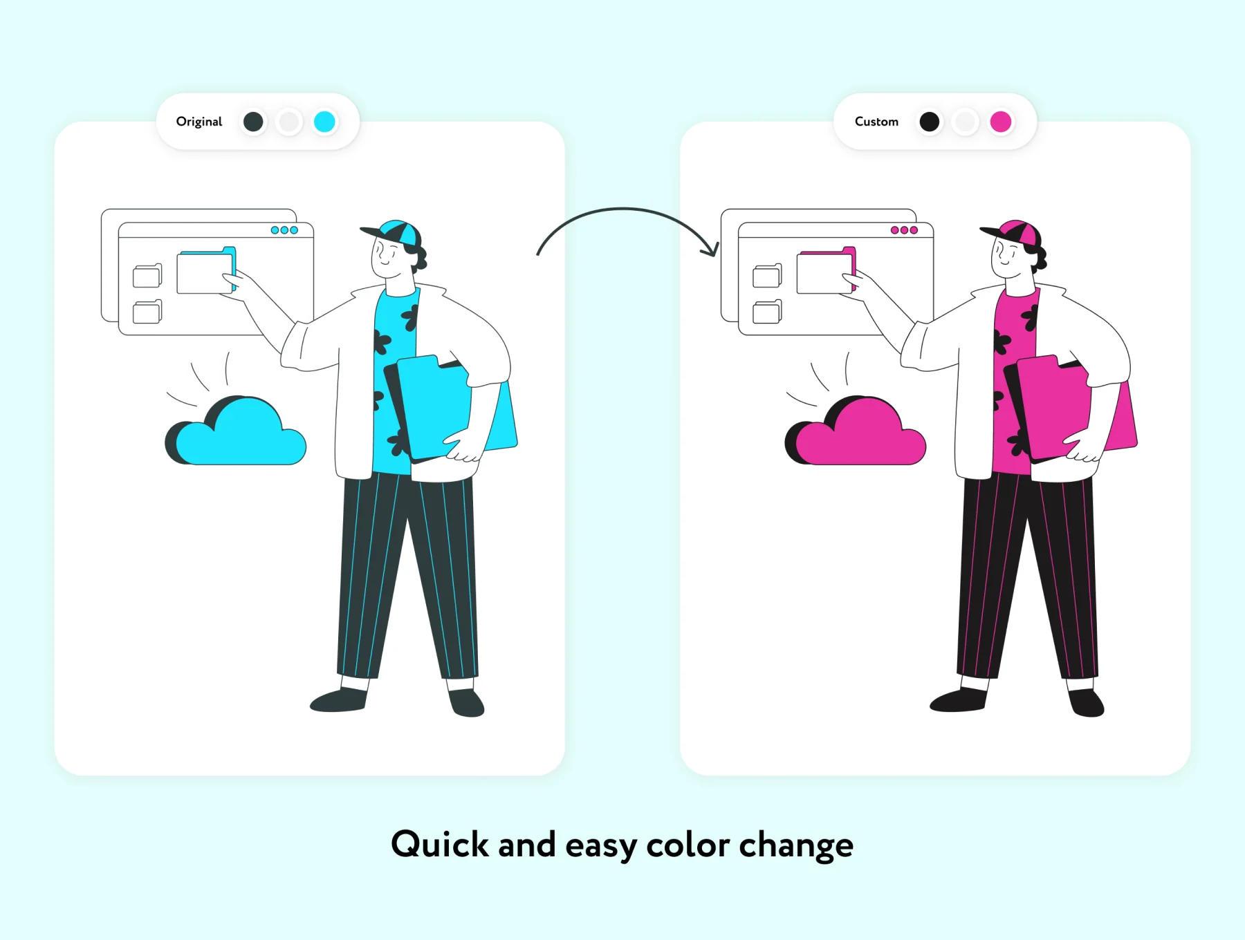 Qutex Hosting Illustrations 5