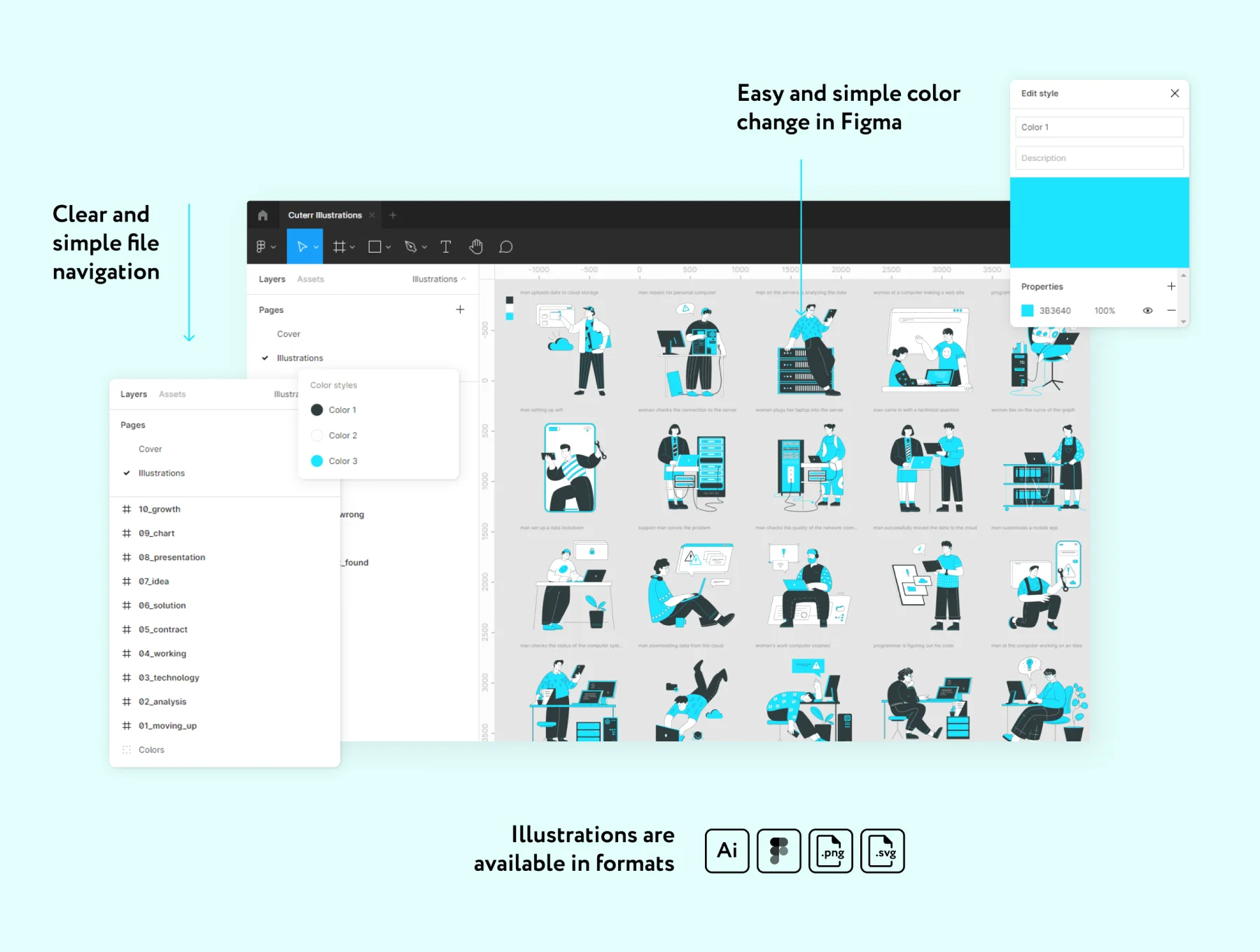 Qutex Hosting Illustrations 6
