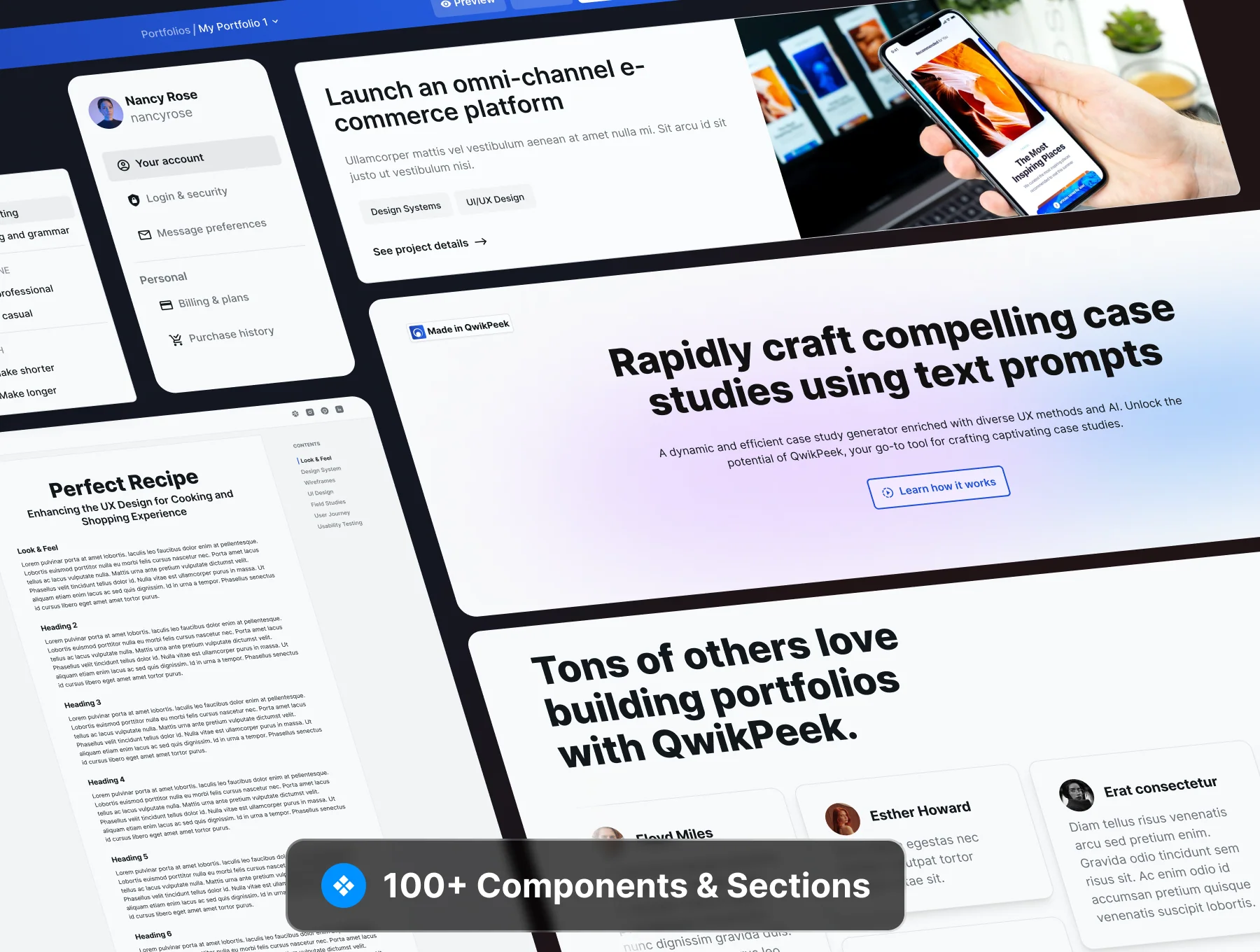 QwikPeek - AI Web & Mobile App UI Kit 4