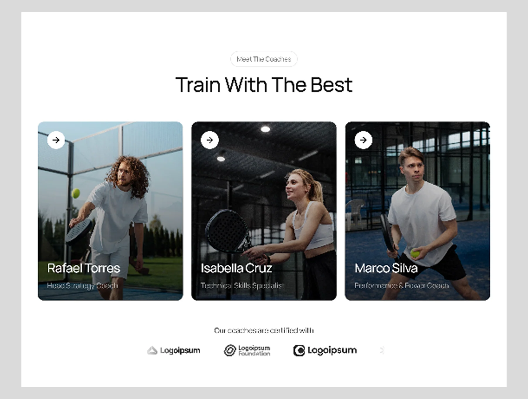 Racketon - Sports Framer Template 3