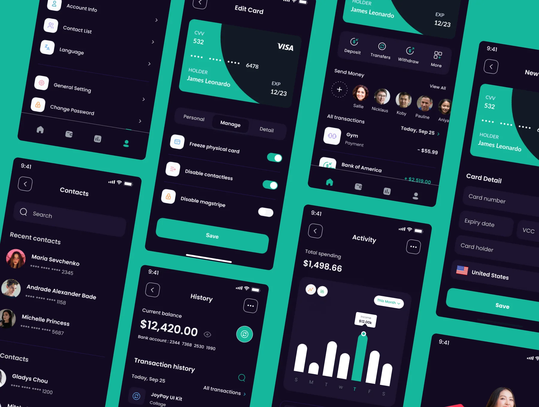 Radianpay - Fintech Mobile App UI Kit 6