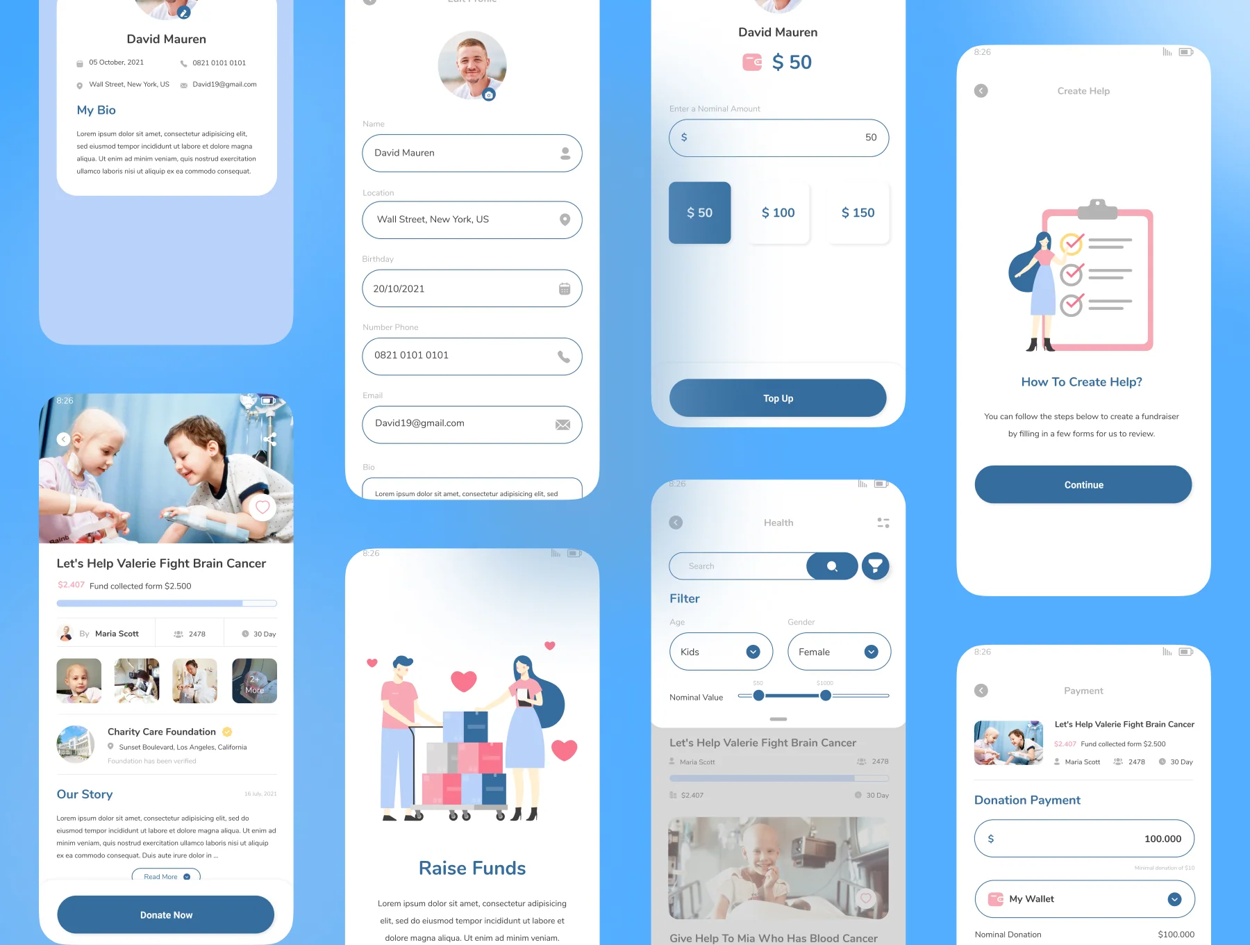 Rafn.ins - Charity UI Kit 3