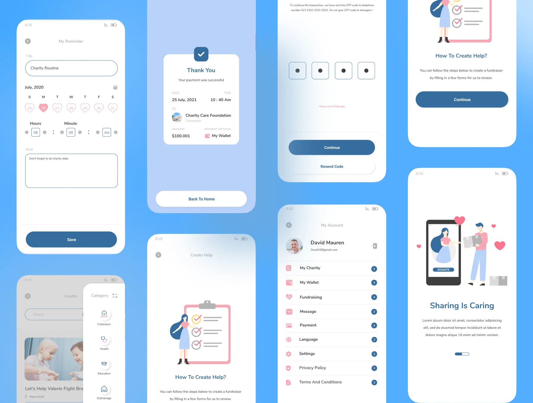 Rafn.ins - Charity UI Kit 4