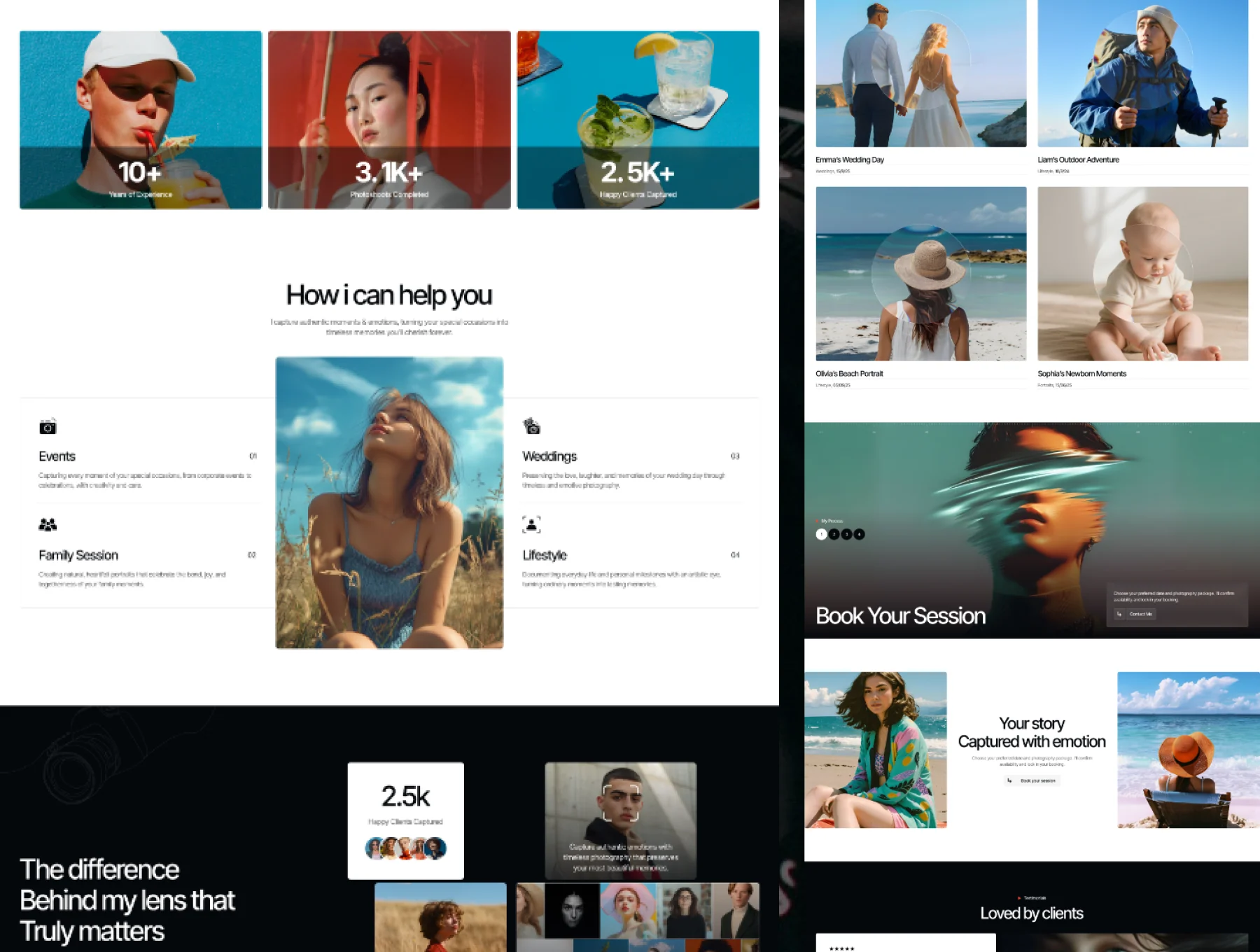 Raku 24 — Framer Photography template 4