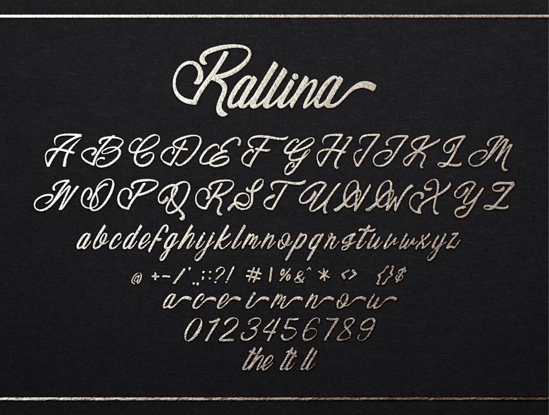 Rallina Font