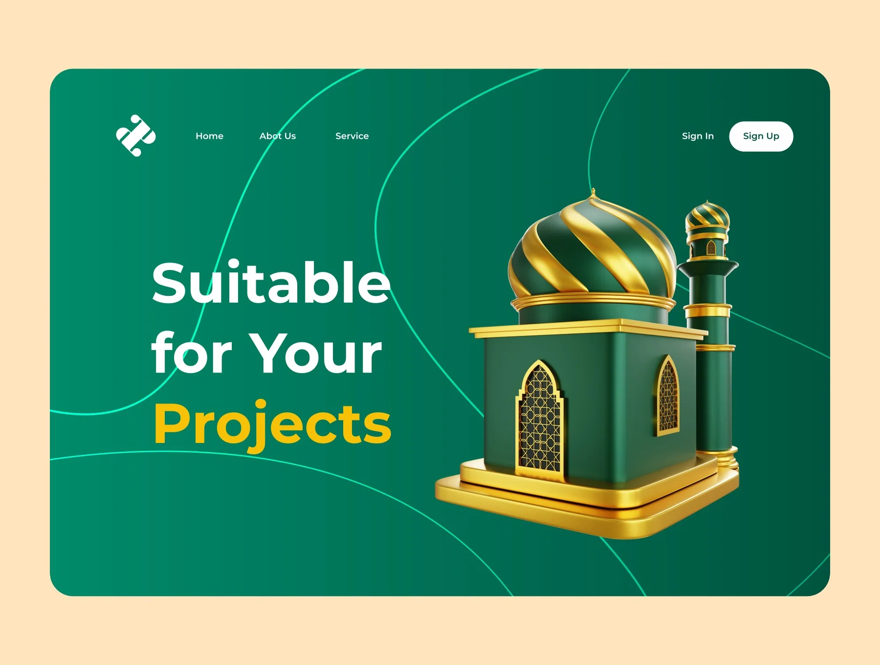Ramadan and Eid Mubarak 3d Icon set 3