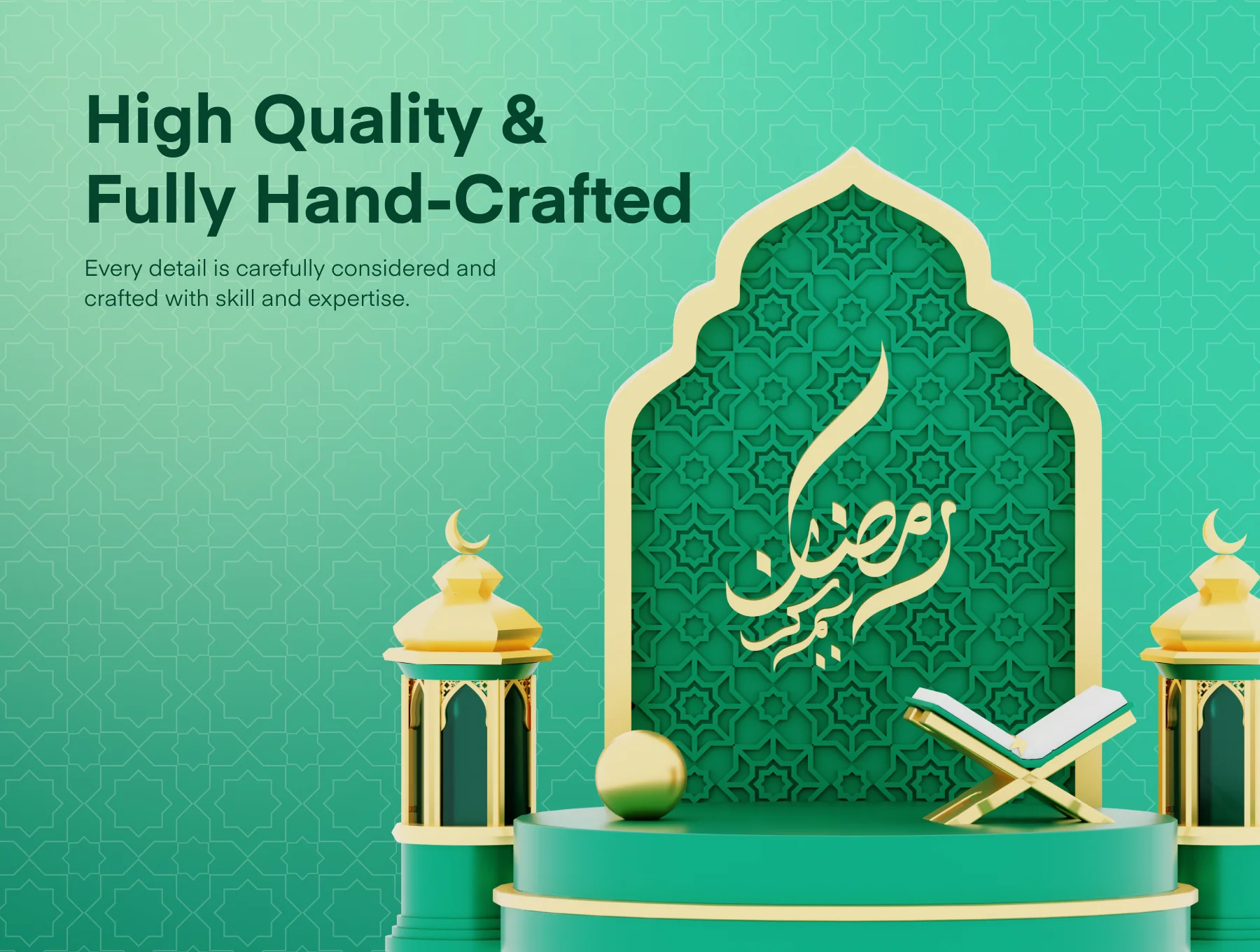 Ramadan Kareem 3D Illustration 4