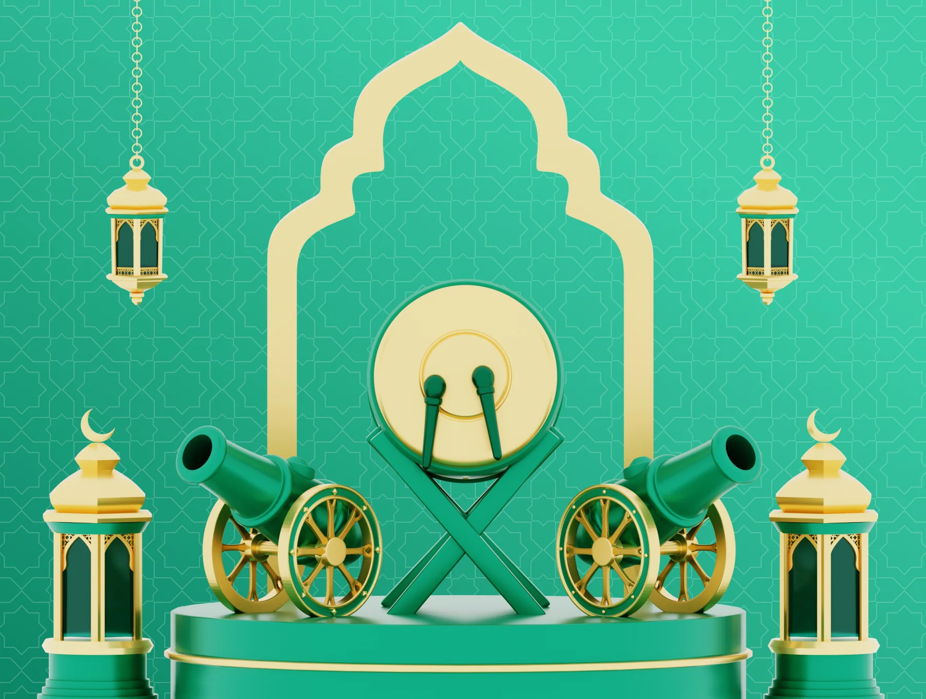Ramadan Kareem 3D Illustration 5