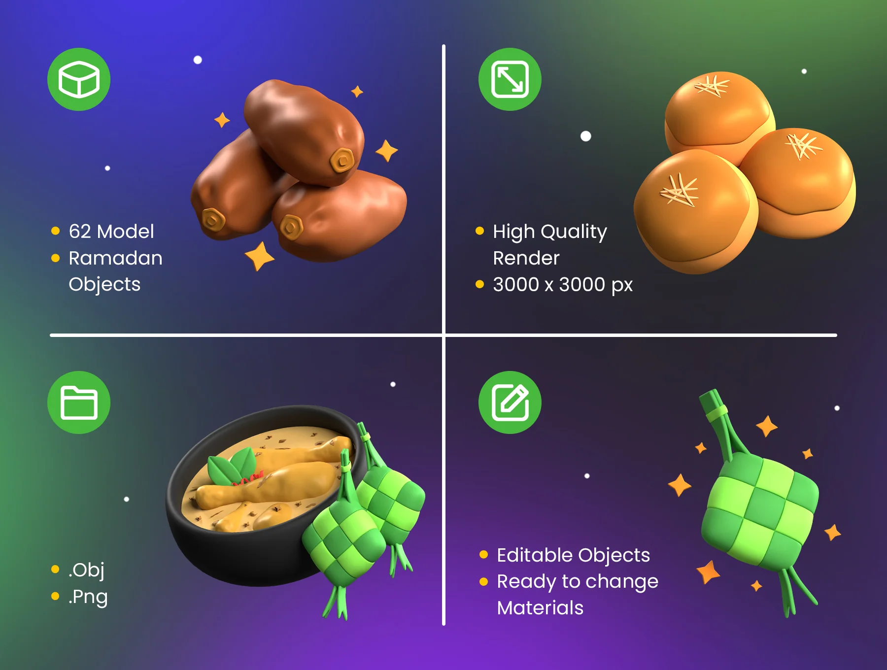 Ramadan Kareem 3D Illustrations 2