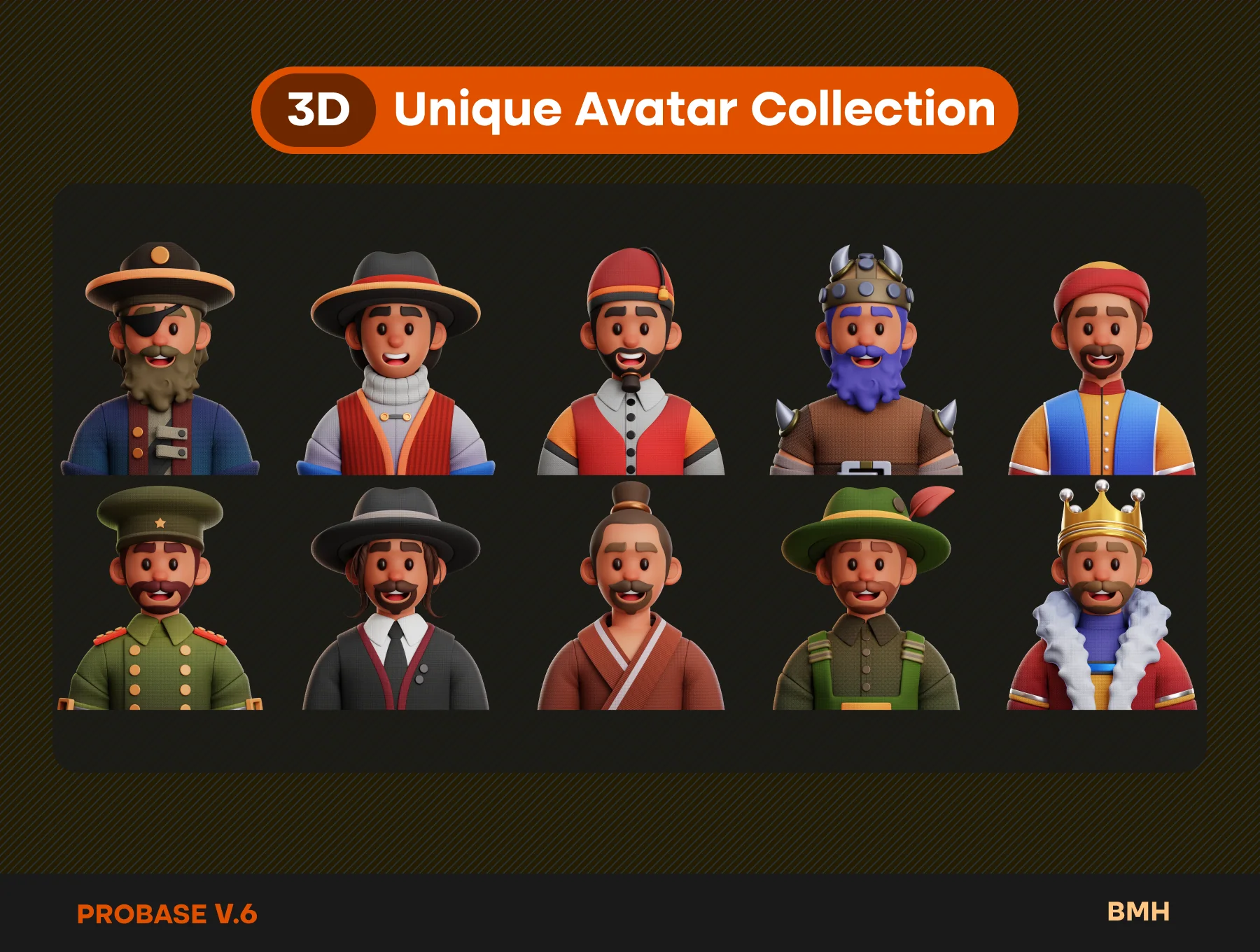 Cultural 3D Avatars Illustration 6