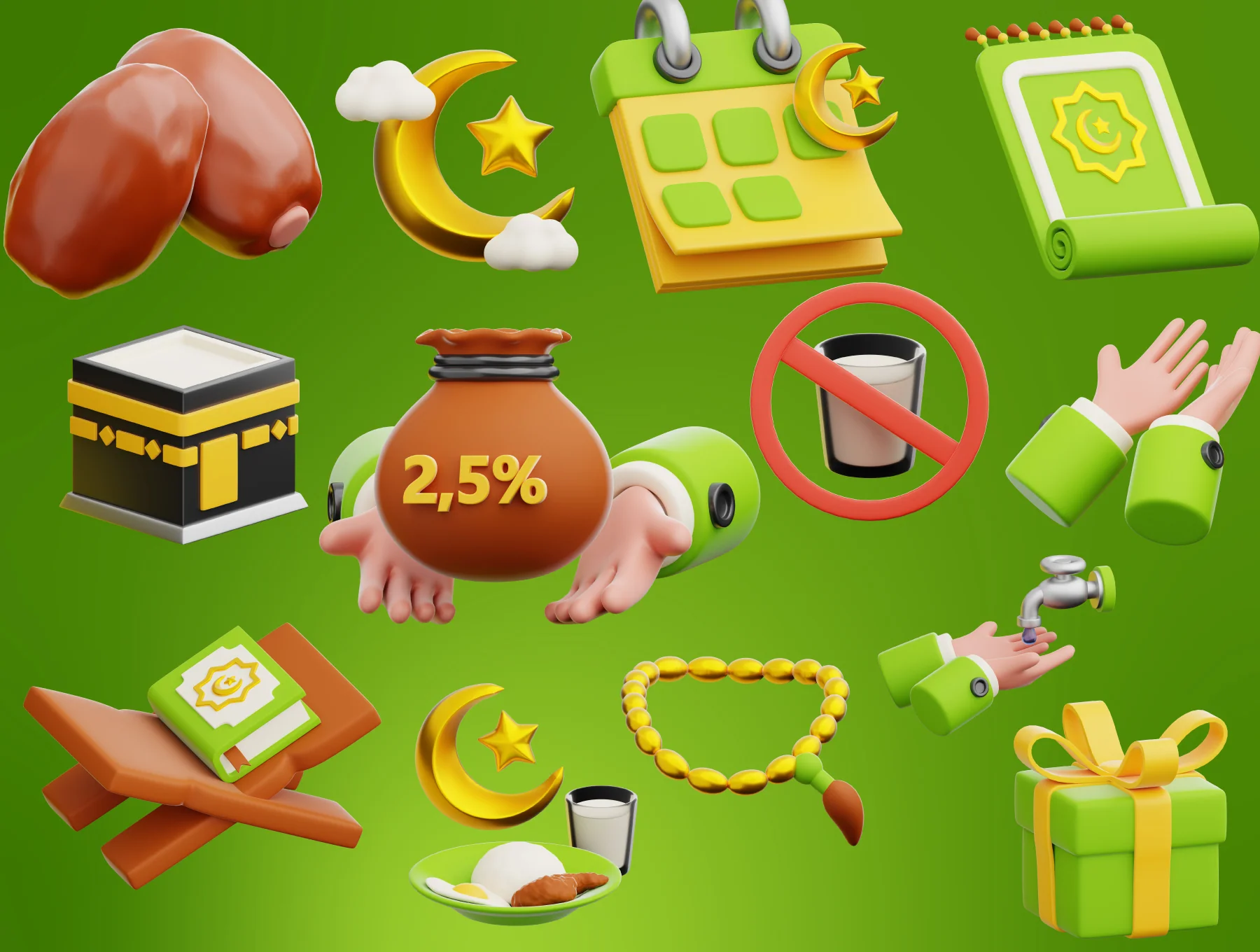 Ramadhan & Islamic 3D Icon 2
