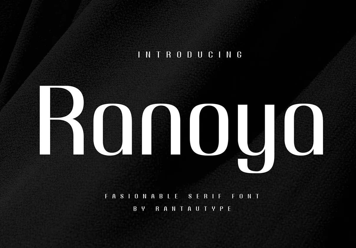 Ranoya Fasionable Serif Font