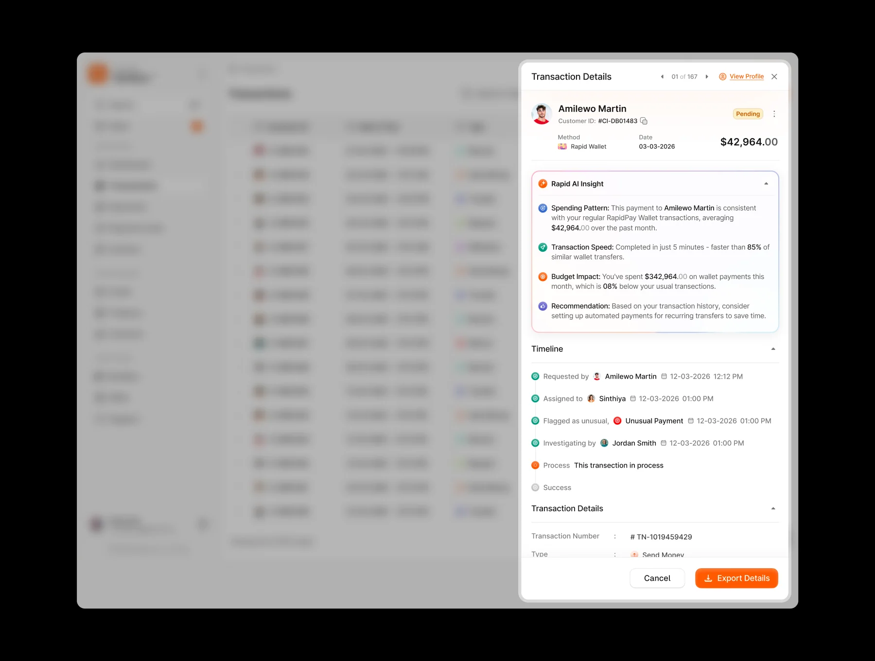 Rapid Pay - Finance Management Tool 3