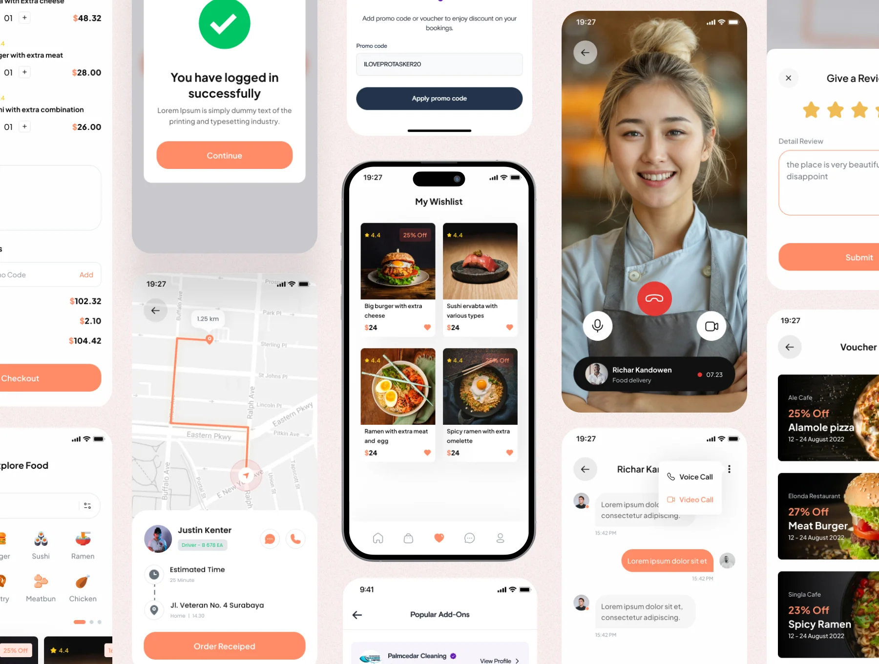 RapidEats - Food Delivery App UI Kit 6