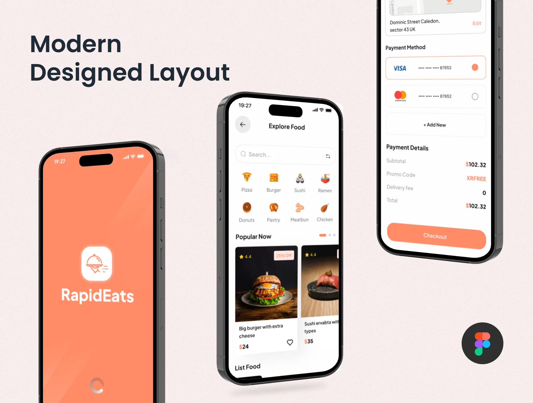 RapidEats - Food Delivery App UI Kit 7
