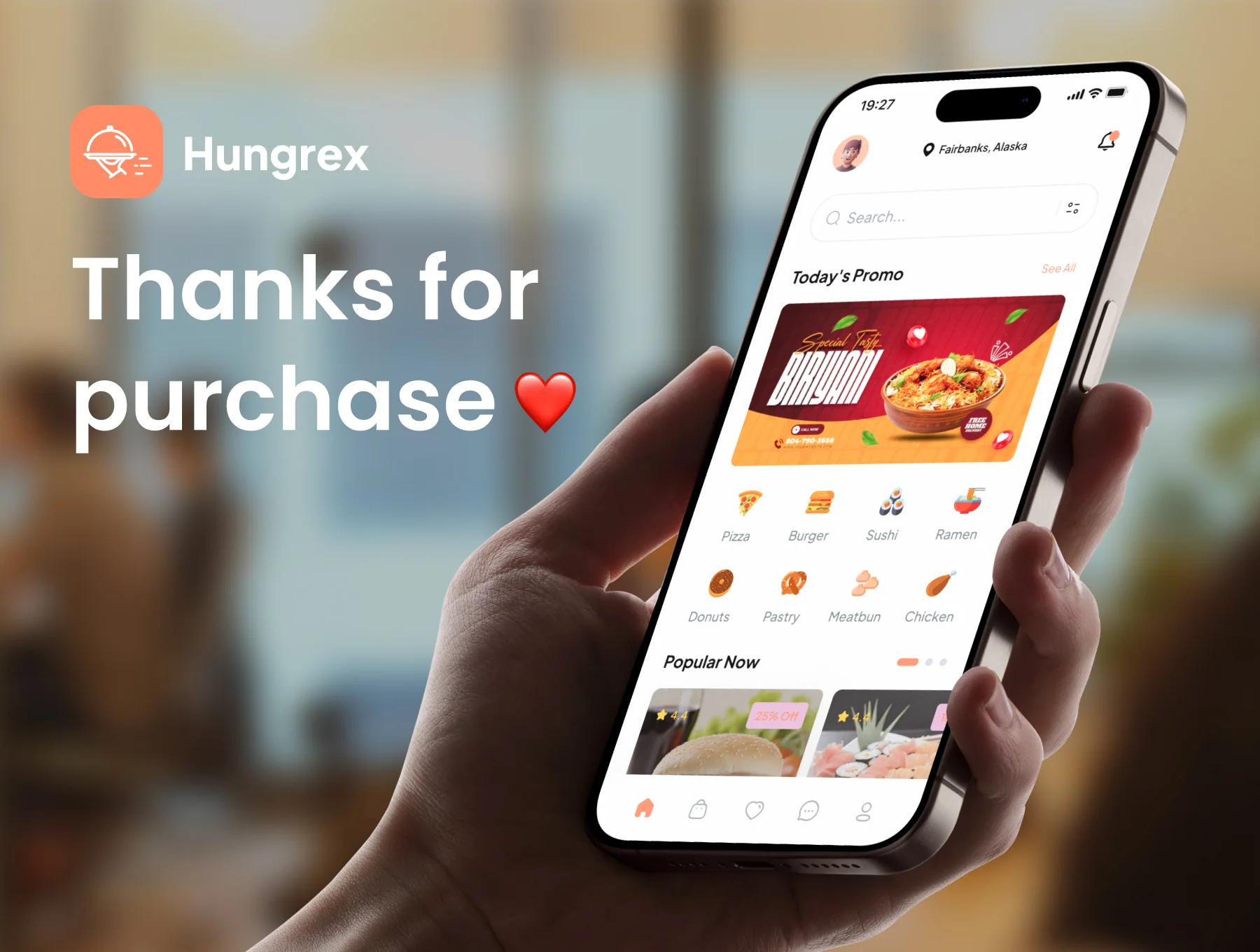 RapidEats - Food Delivery App UI Kit 8