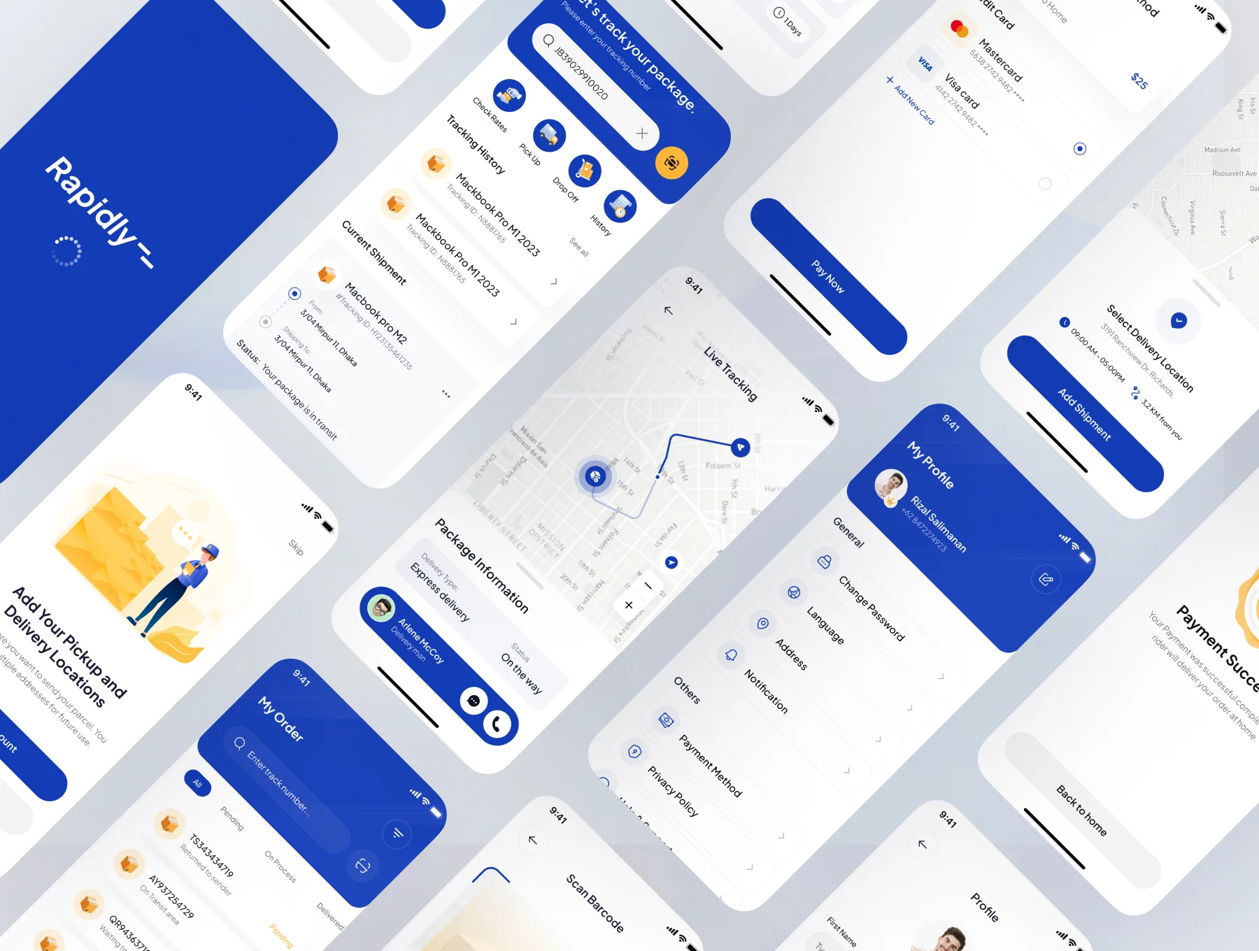 Rapidly- Parcel Delivery App 3