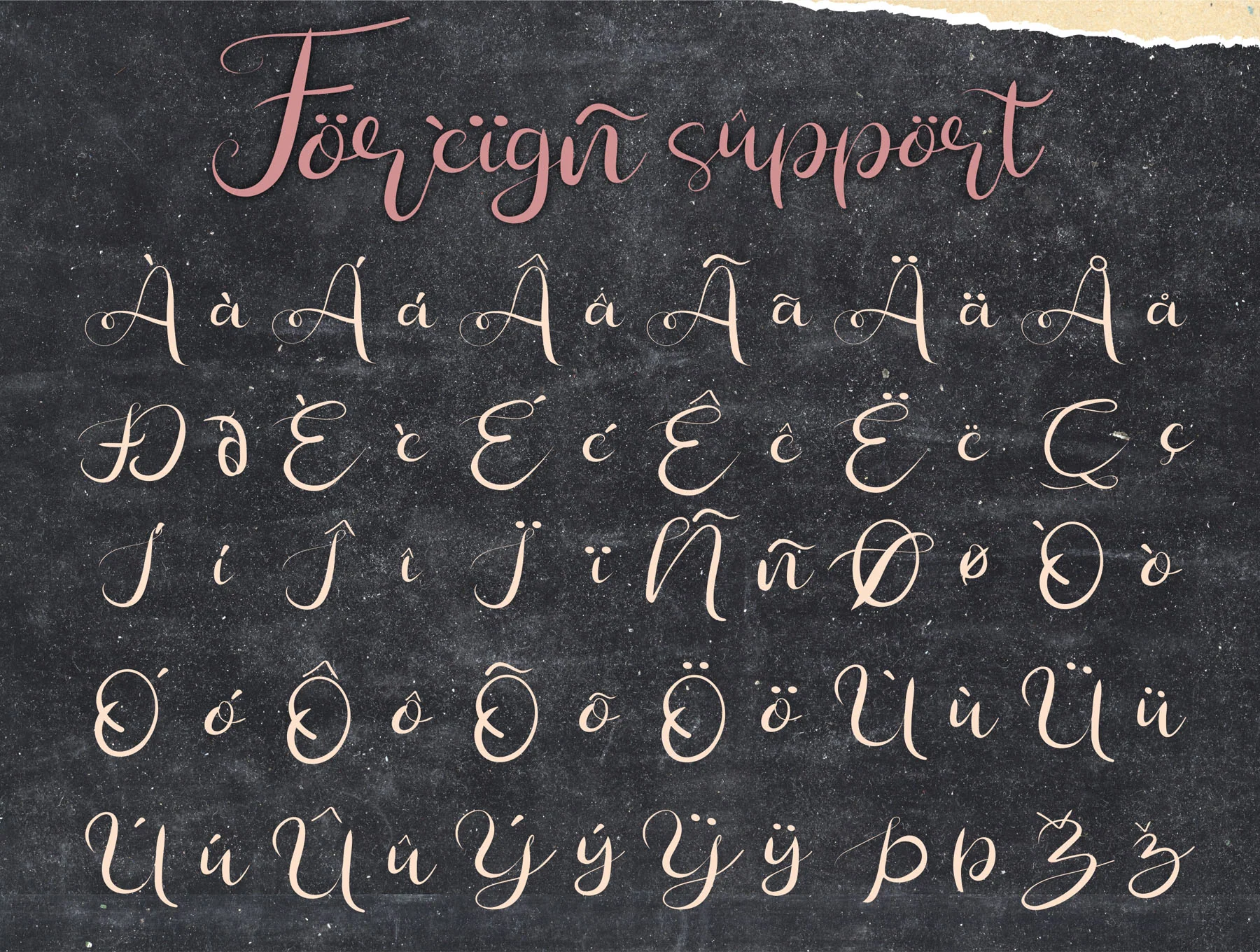 Rapsodie - Multilingual Script With English and Russian Letters 9