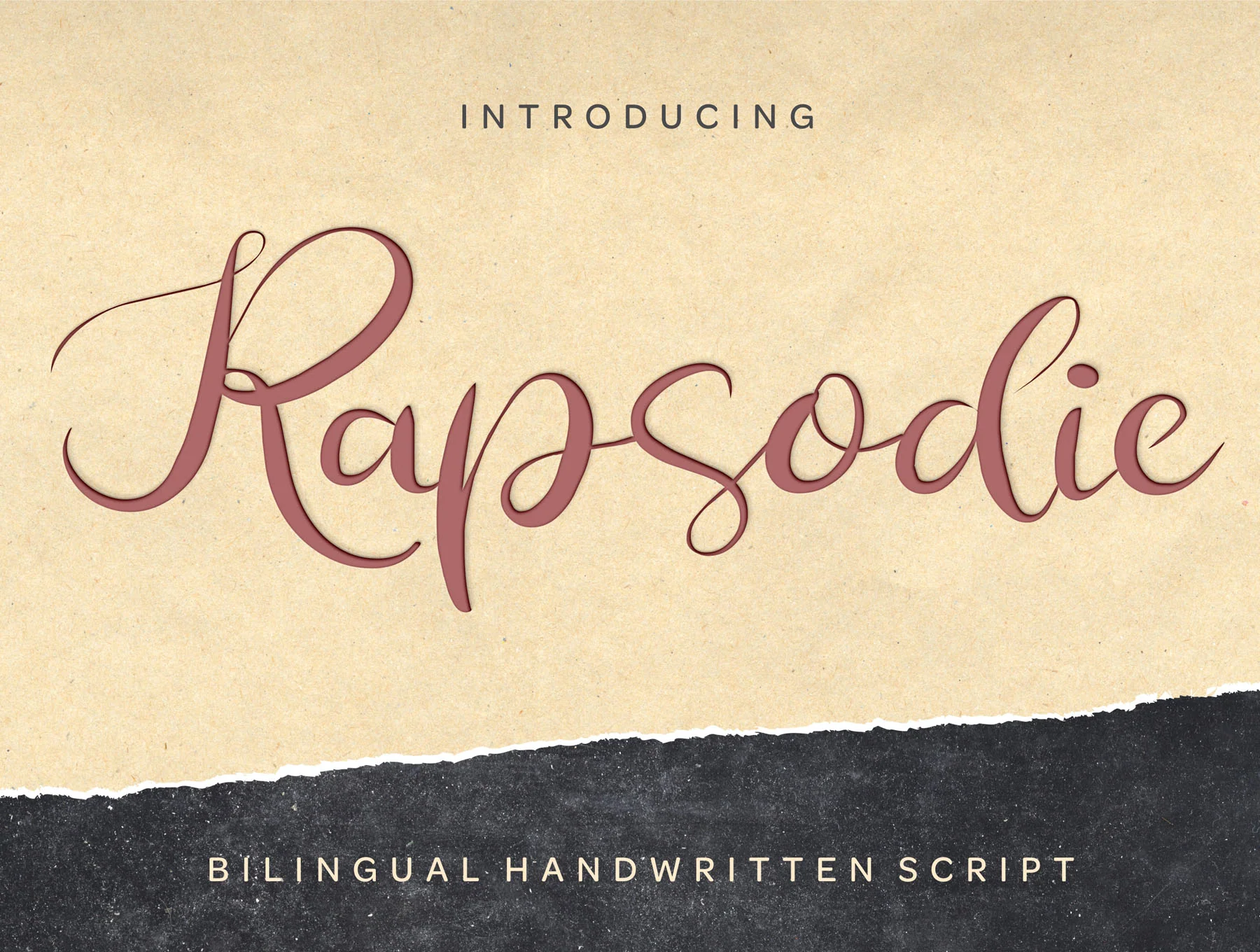 Rapsodie - Multilingual Script With English and Russian Letters 12