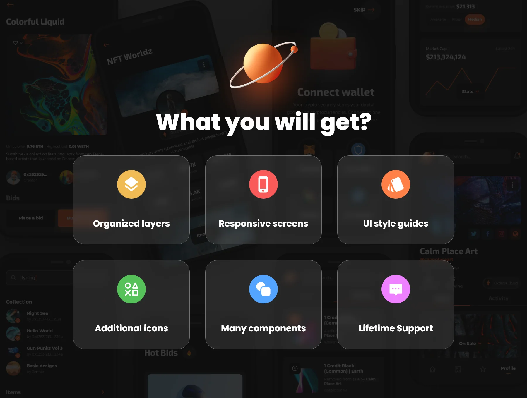 Rarity UI Kit for Adobe XD 3