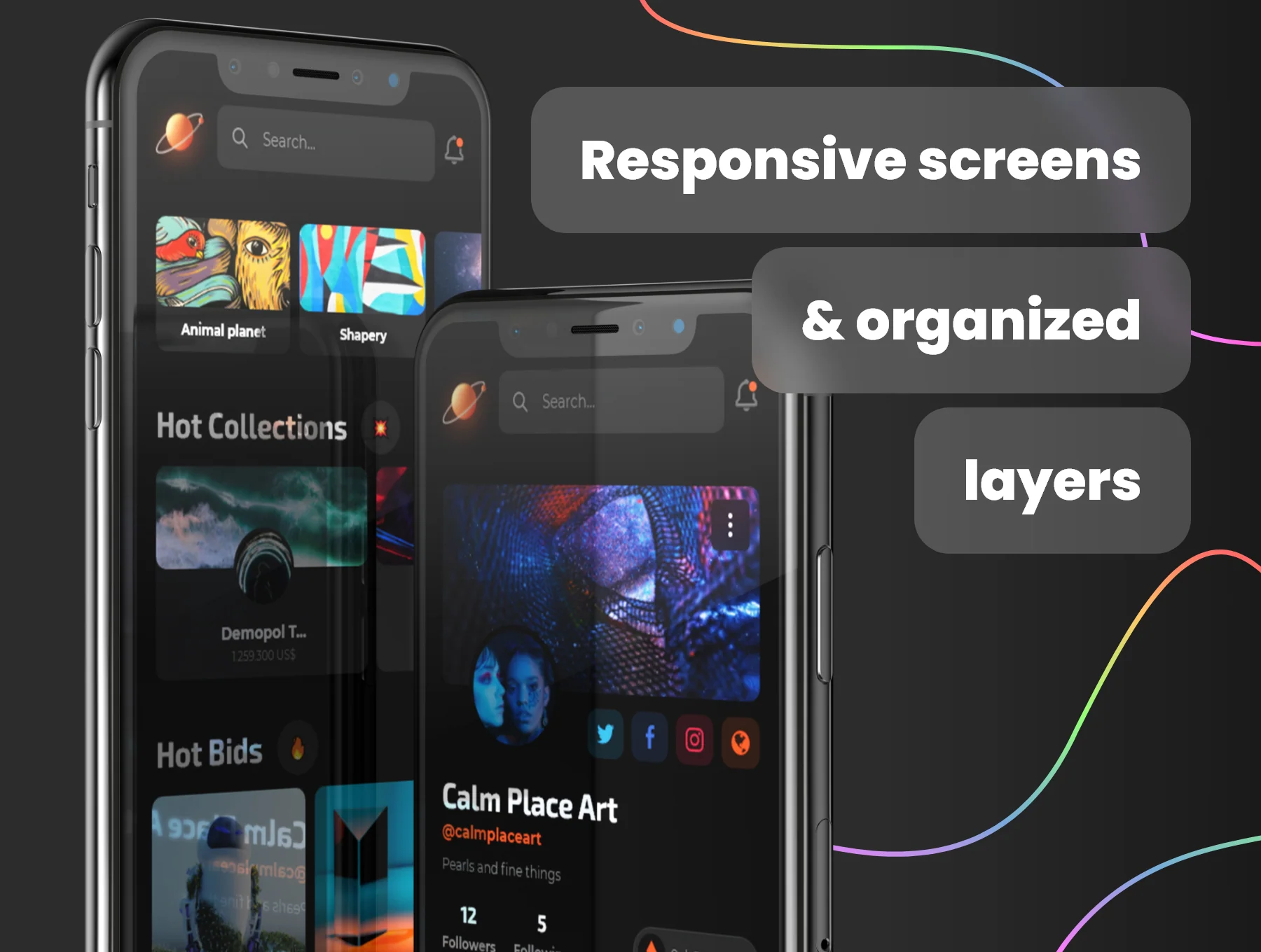 Rarity UI Kit for Adobe XD 5