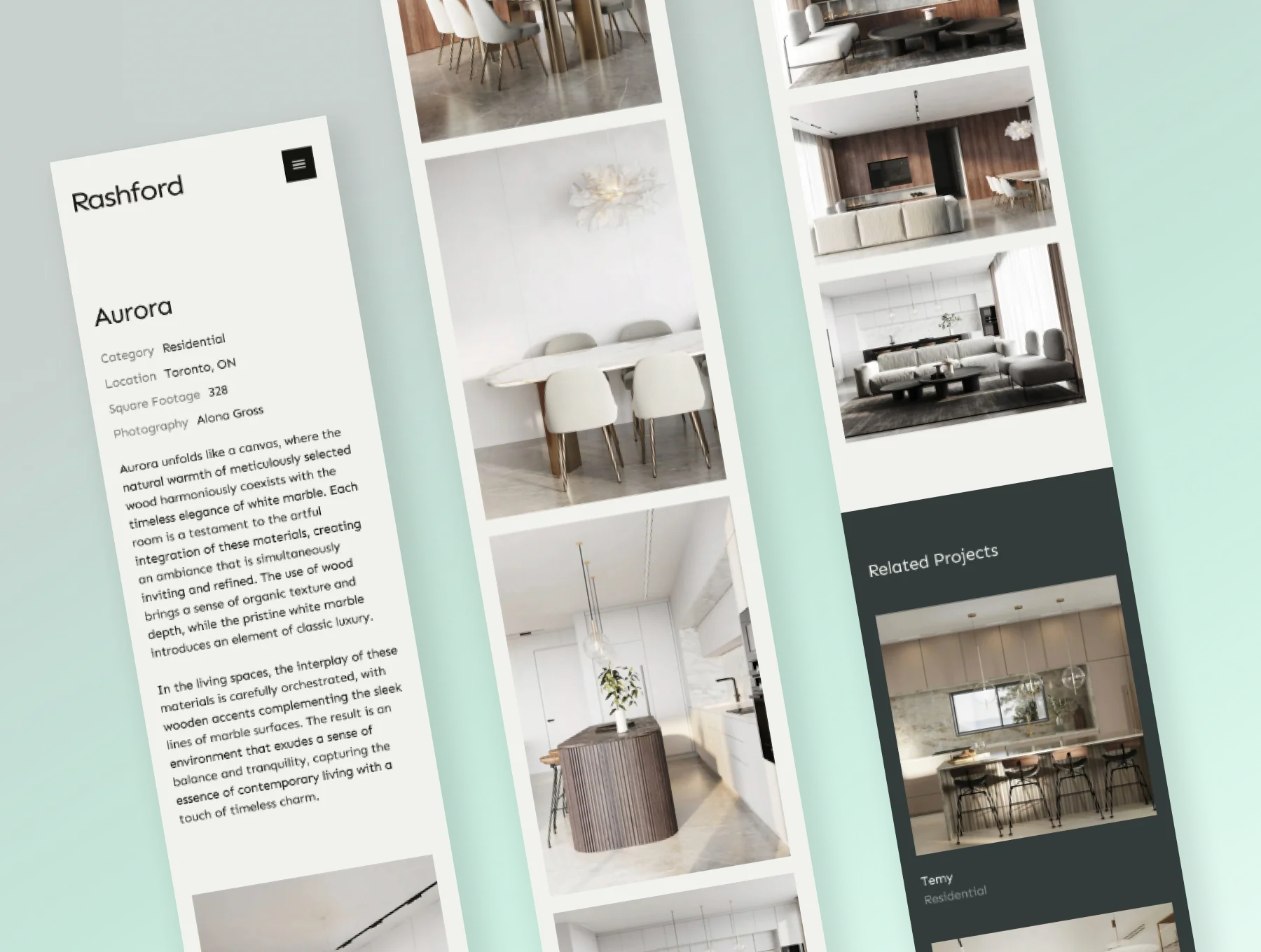 Rashford - Framer template for interior designers 4