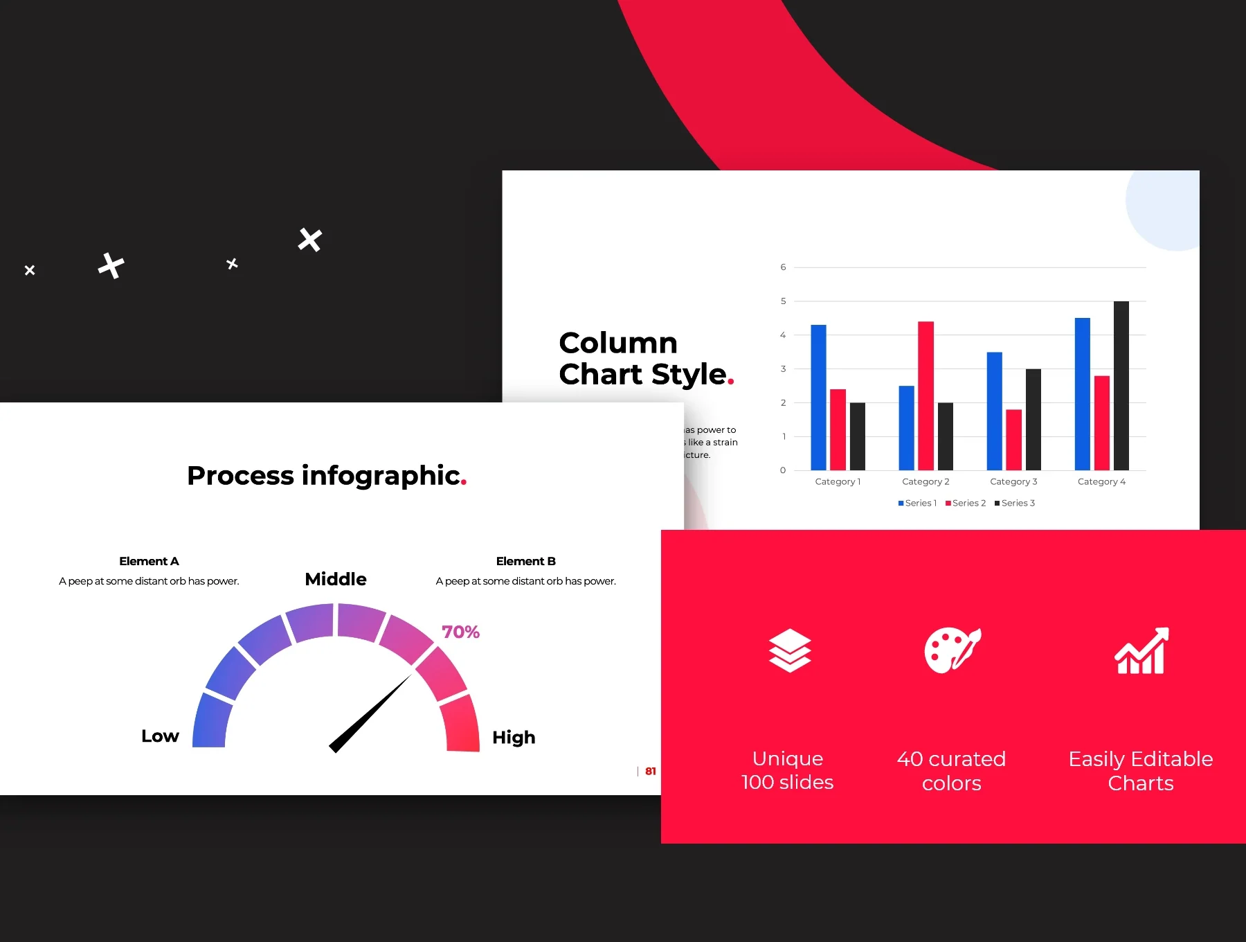 Rave Circle Powerpoint & Keynote template 3